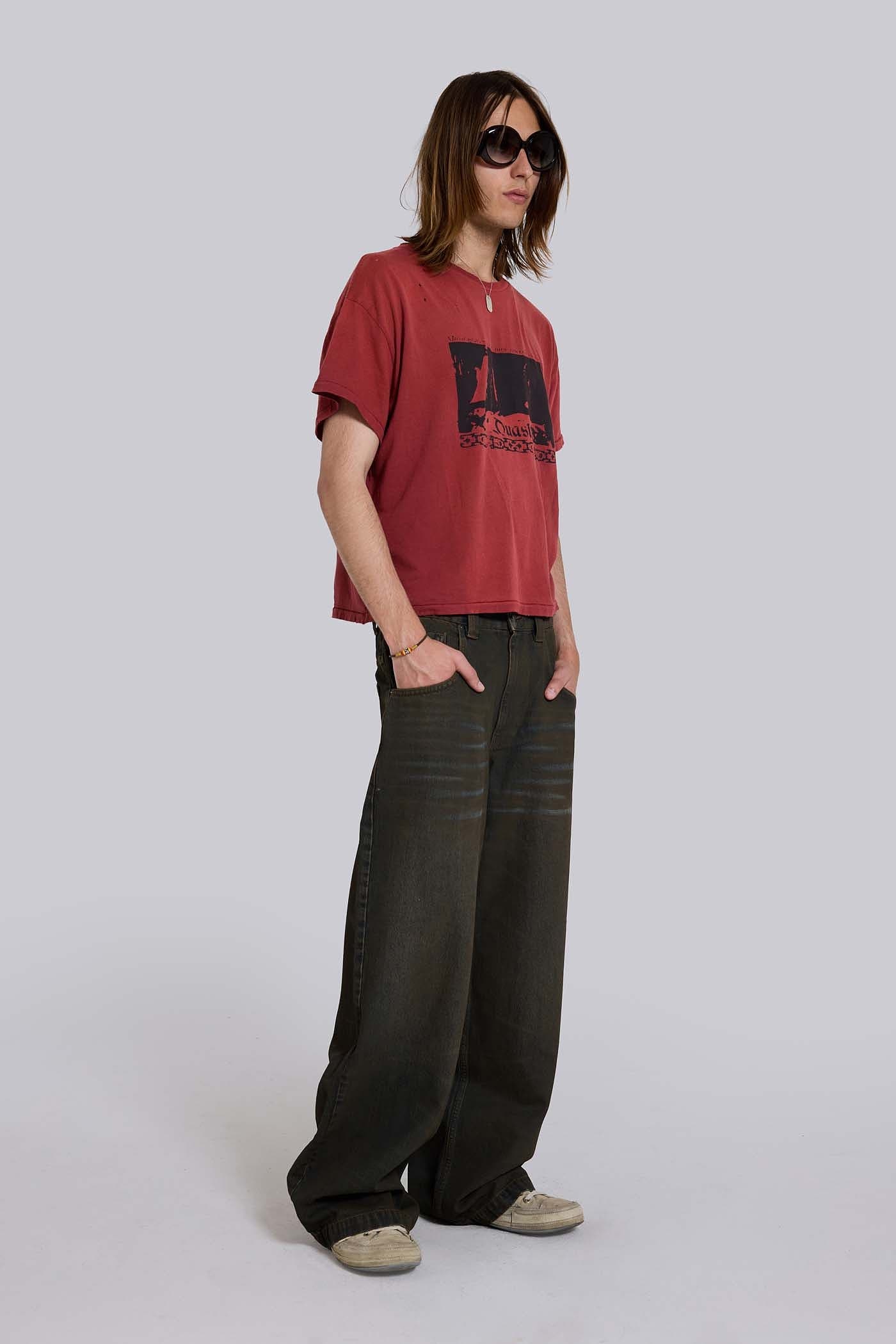 Quasi Red Cropped T-Shirt