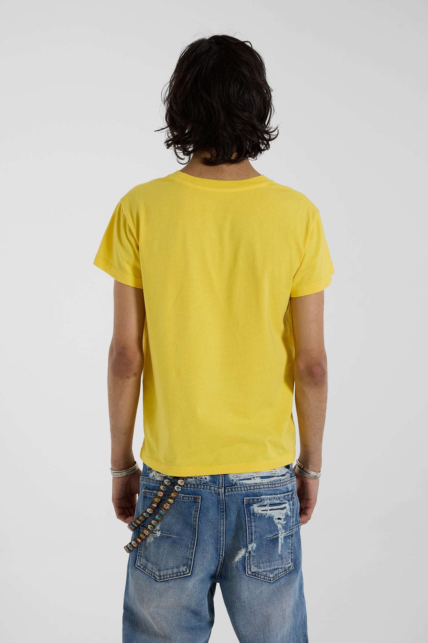 Yellow Heart Printed T-Shirt