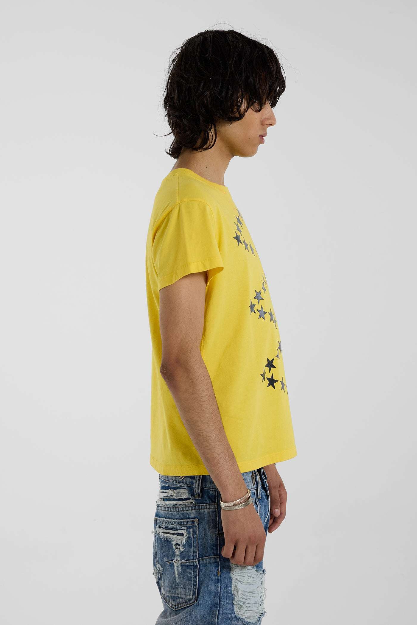 Yellow Heart Printed T-Shirt