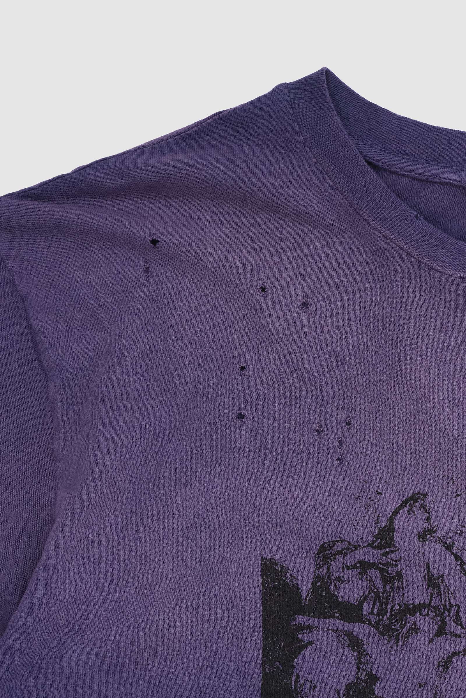 Saken Purple Cropped T-Shirt