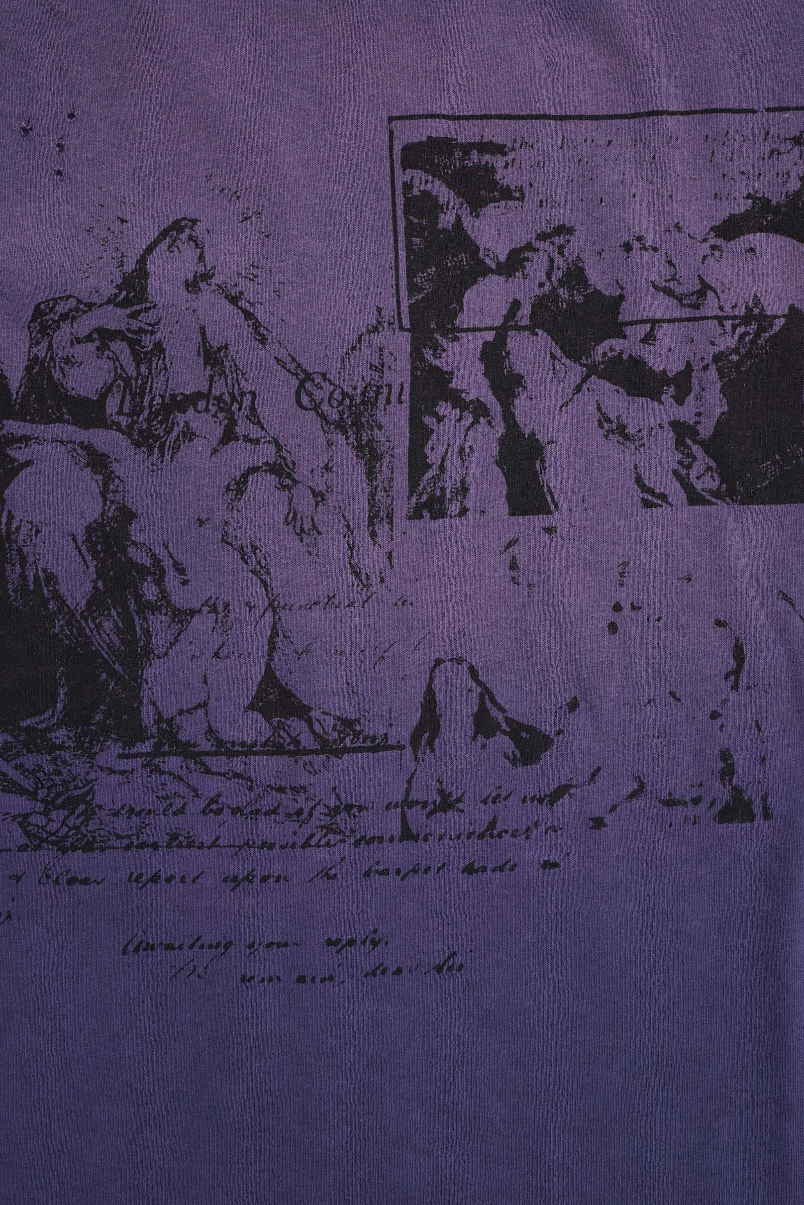 Saken Purple Cropped T-Shirt