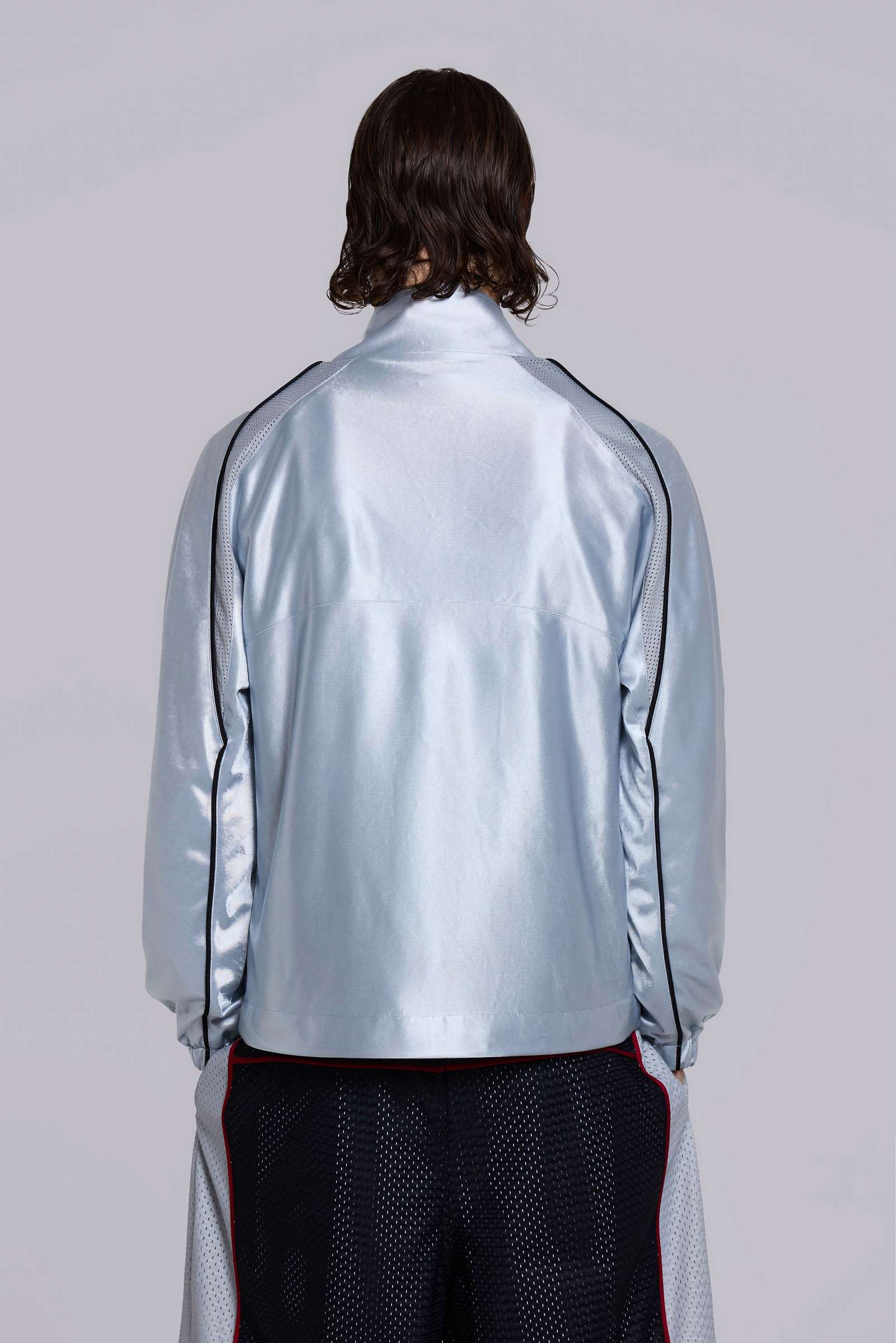 Metallic Vapor Tracksuit Top