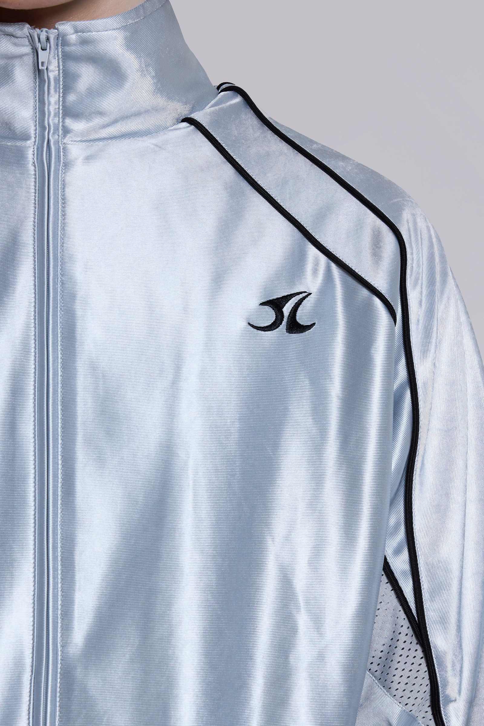 Metallic Vapor Tracksuit Top