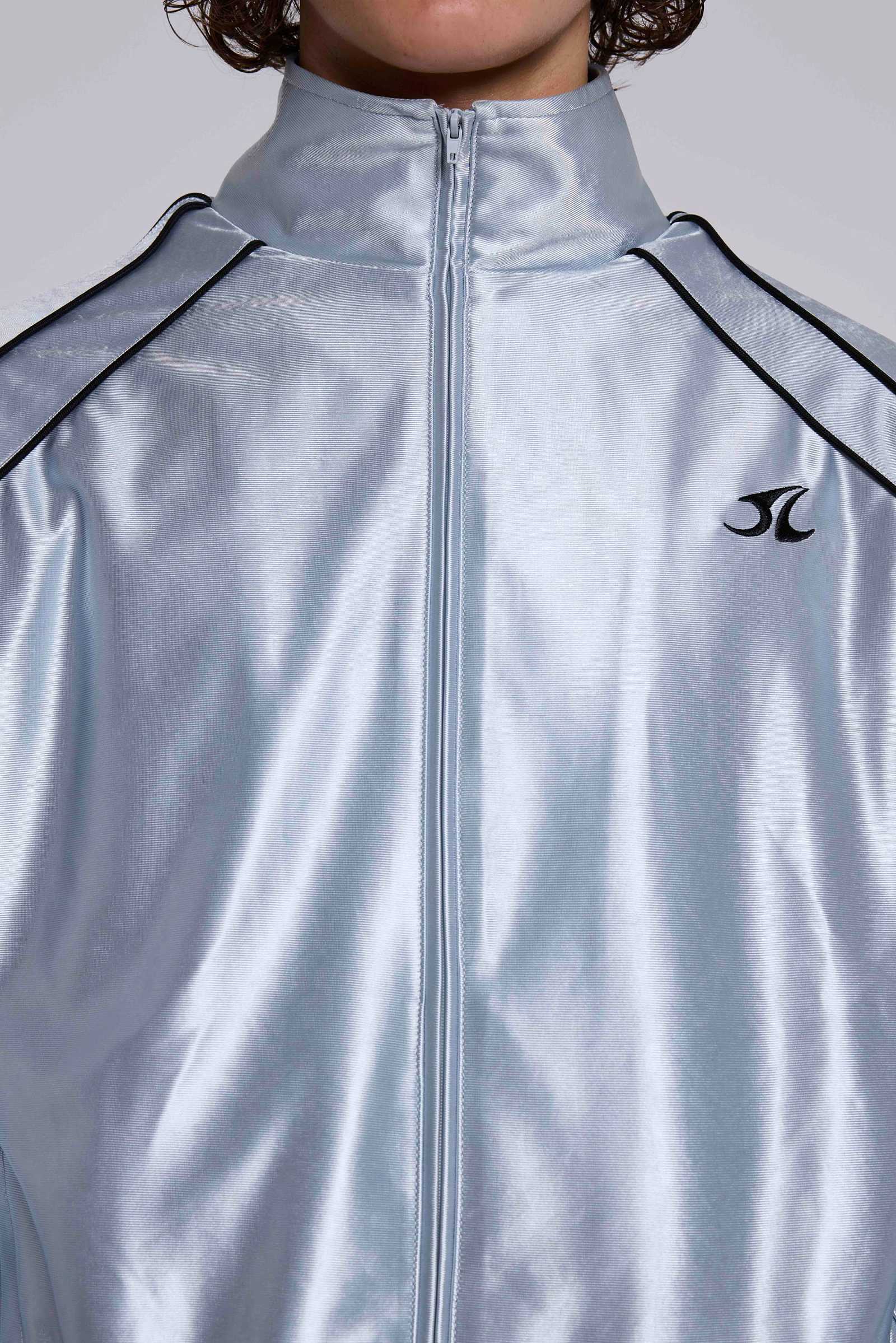 Metallic Vapor Tracksuit Top