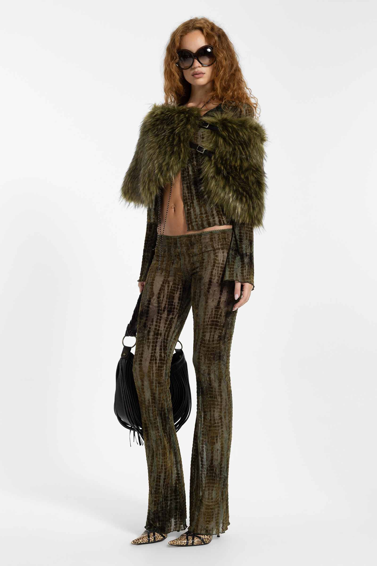 Olyth Faux Fur Shrug