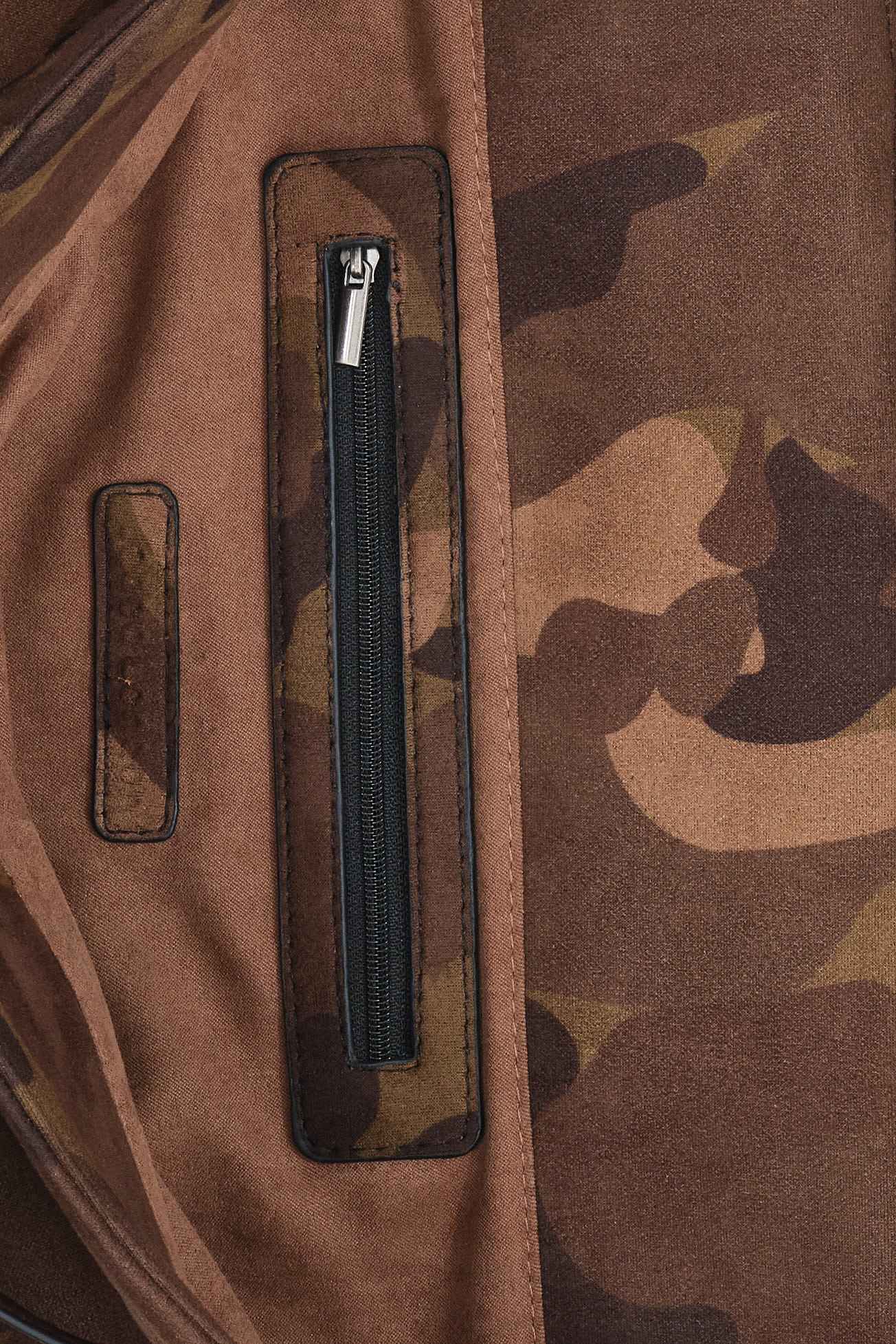 Camo PU Suede Bag