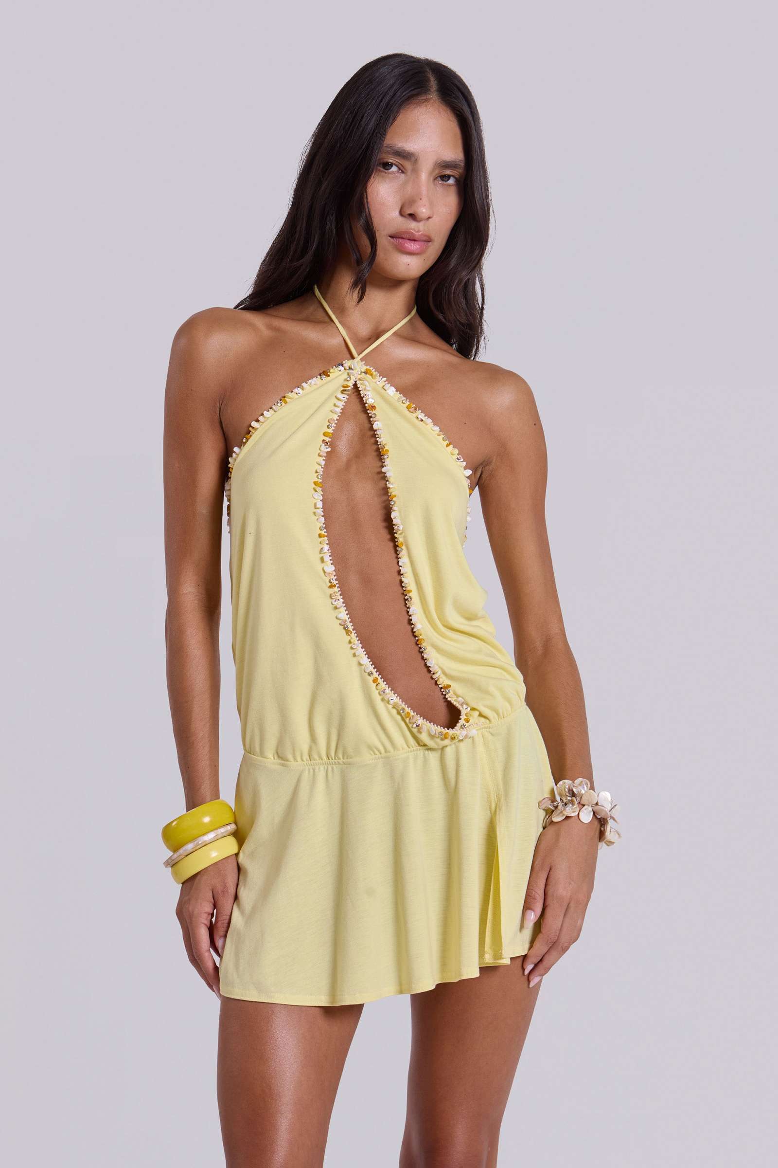 Zuma Embellished Mini Dress