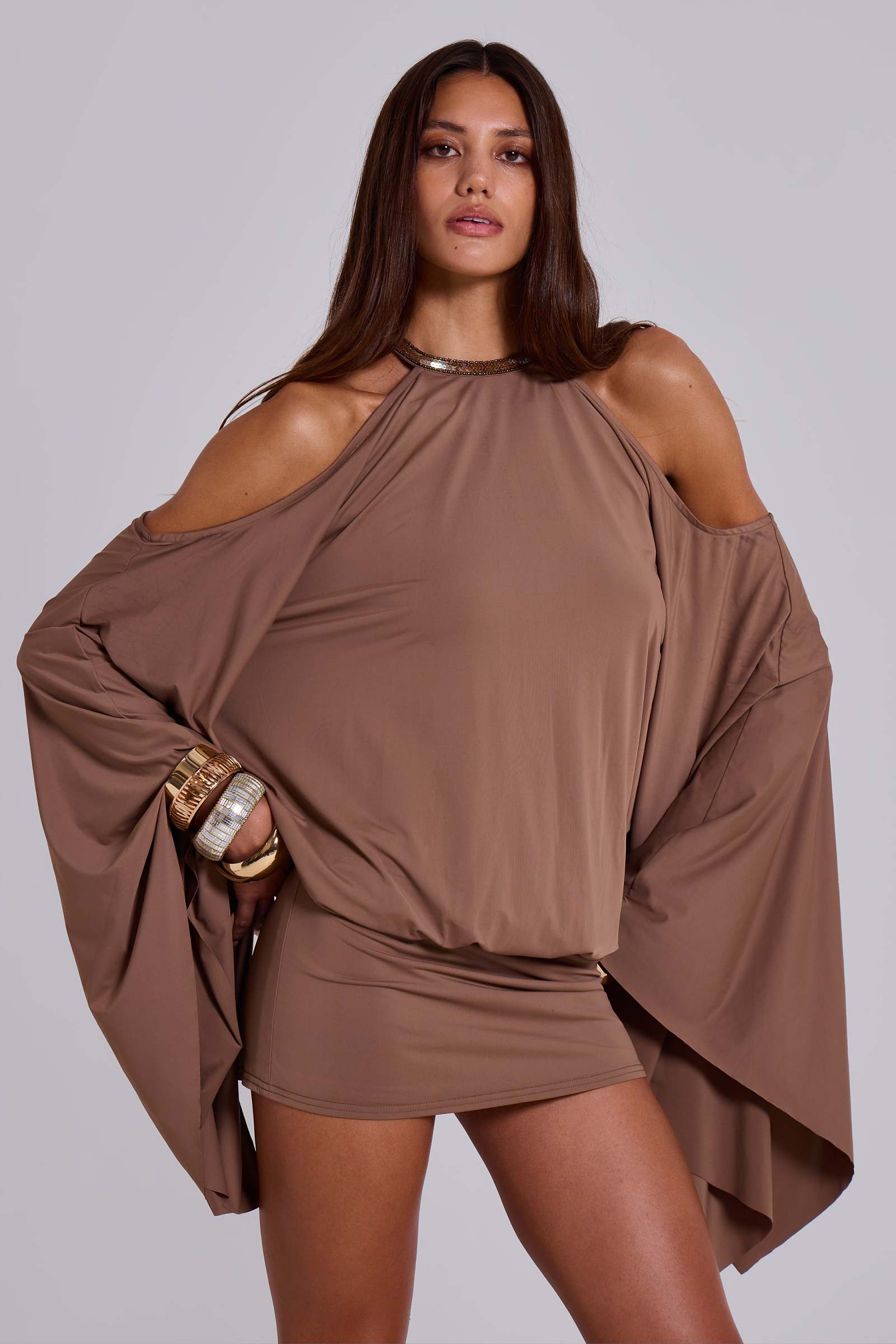 Alula Embellished Butterfly Mini Dress