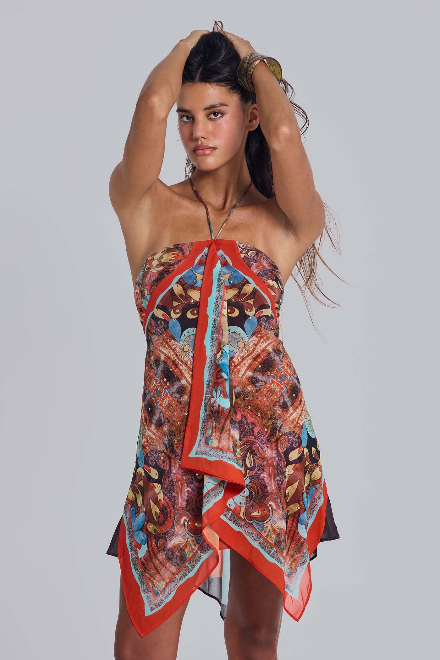 Ixia Chiffon Bandana Dress