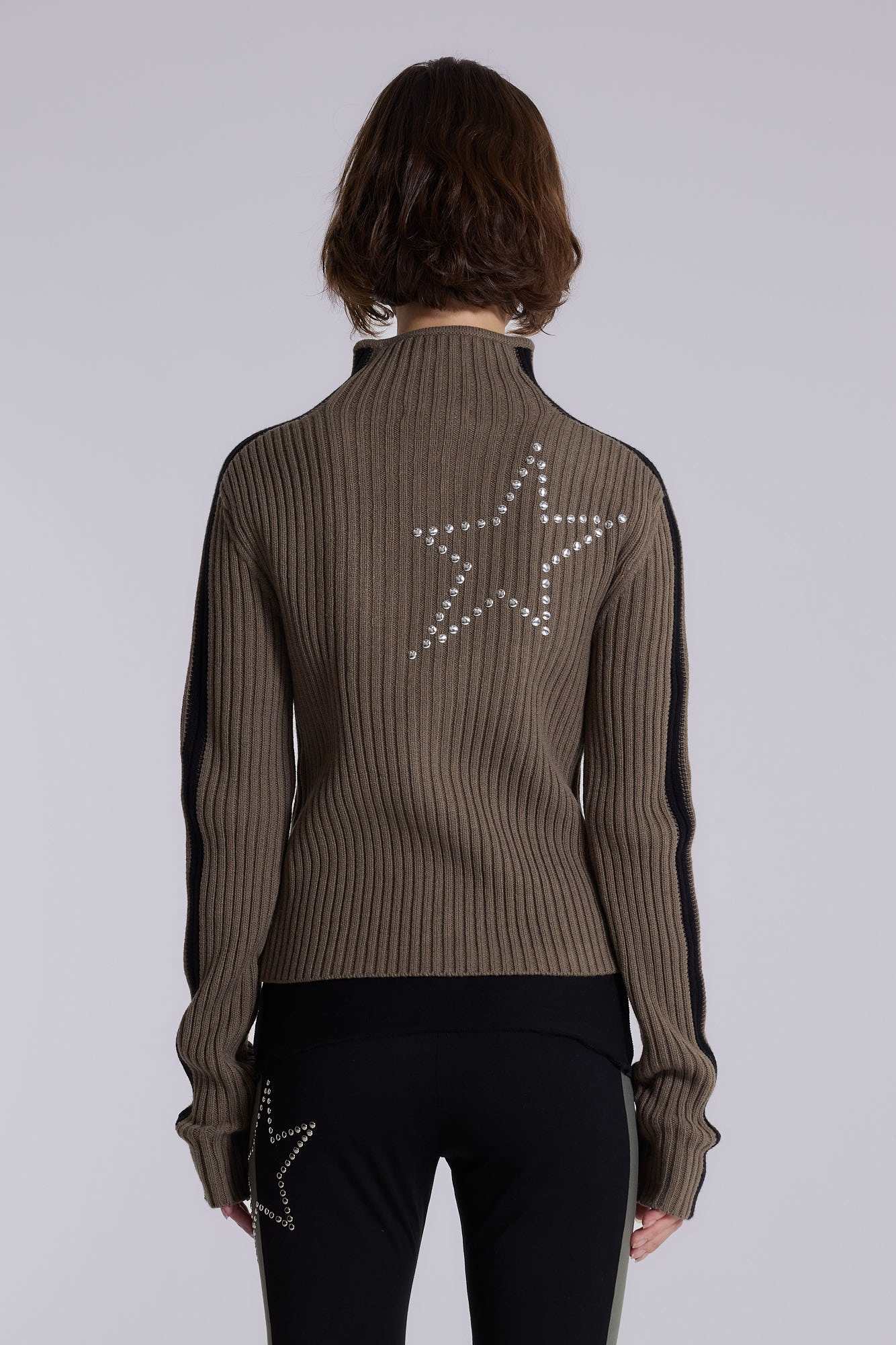 Sprint Zip Through Rib Knit