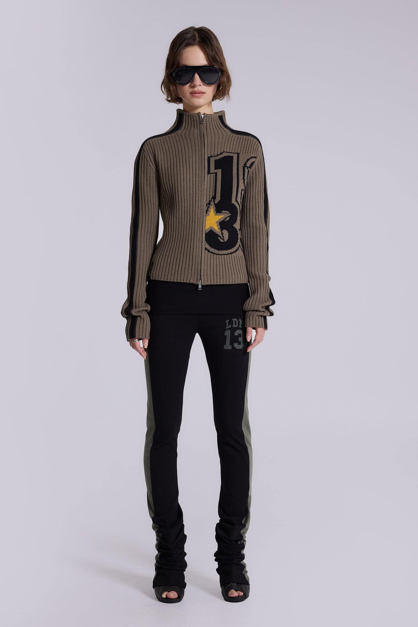 Sprint Zip Through Rib Knit