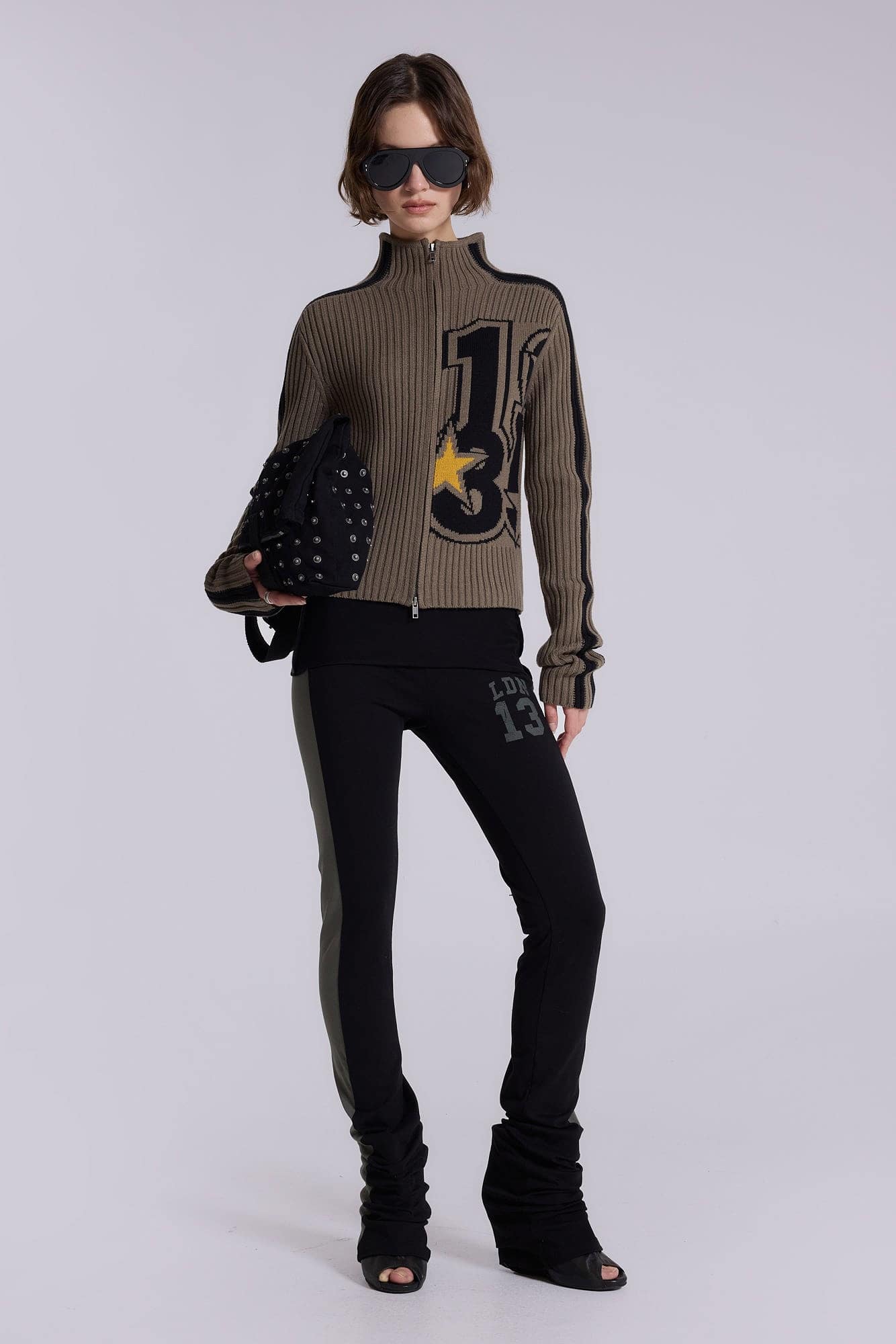 Sprint Zip Through Rib Knit