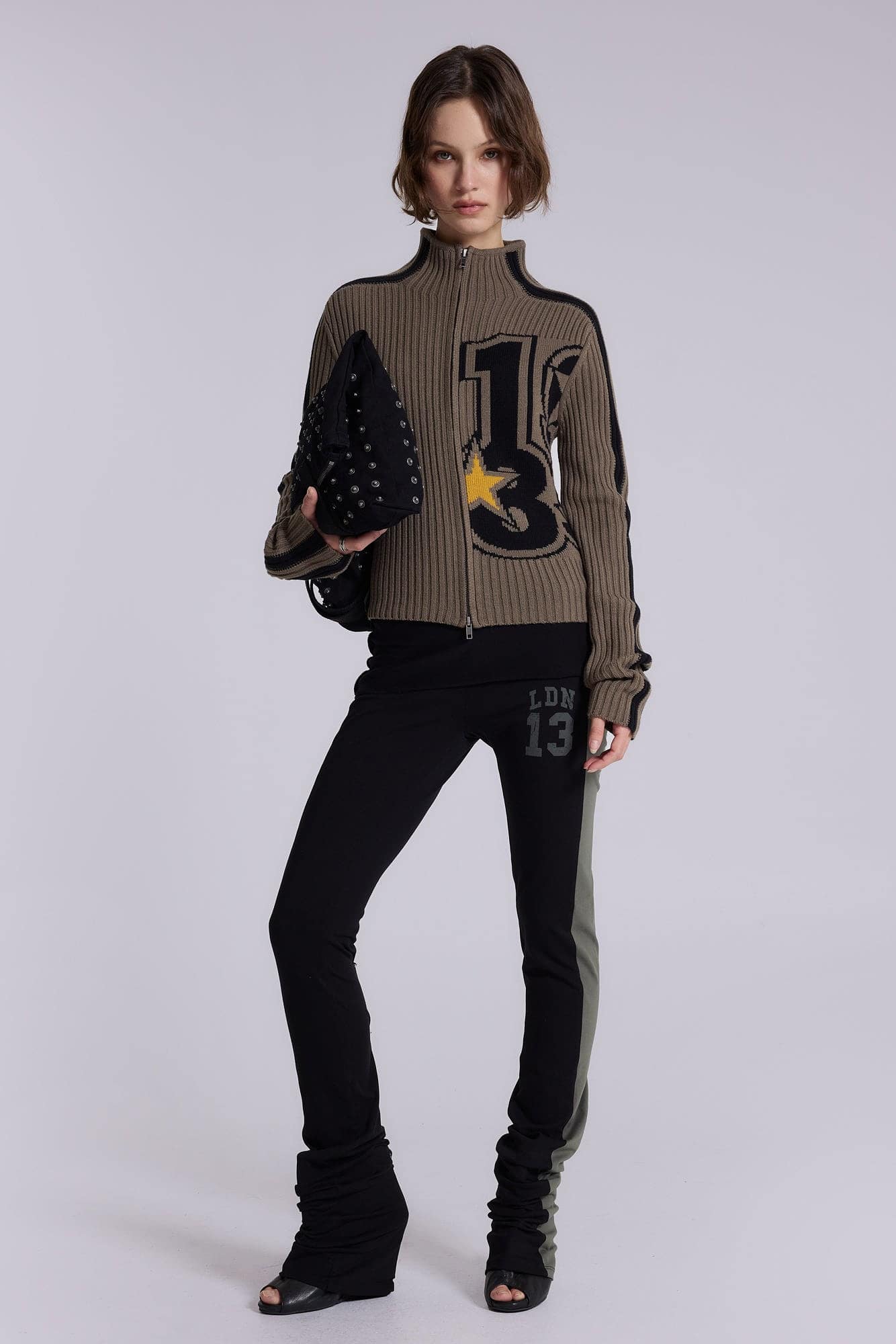 Sprint Zip Through Rib Knit