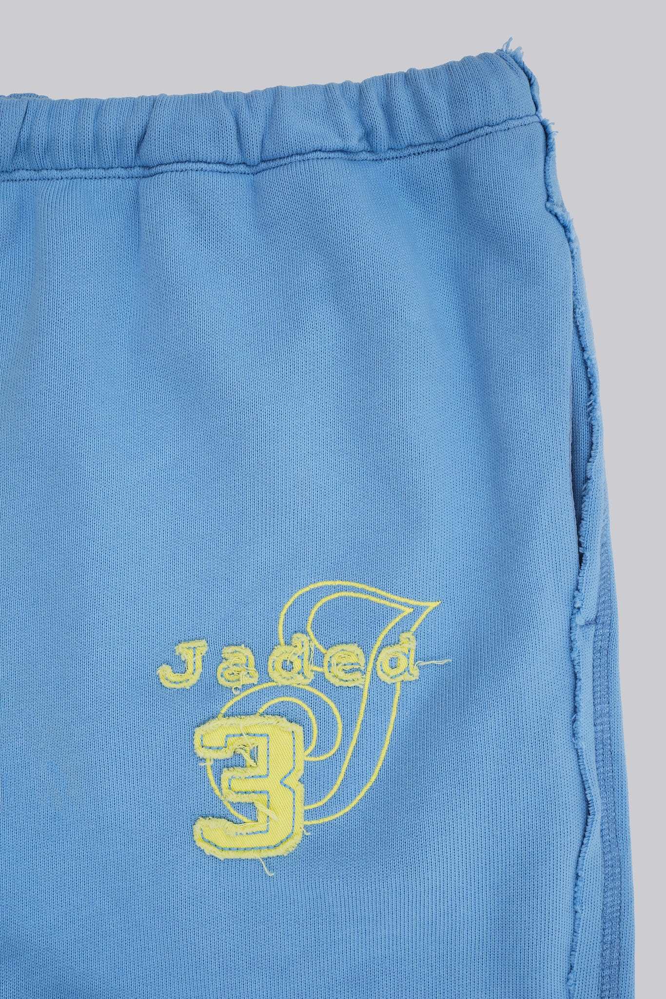 Cleo Slouchy Jogger Shorts in Blue