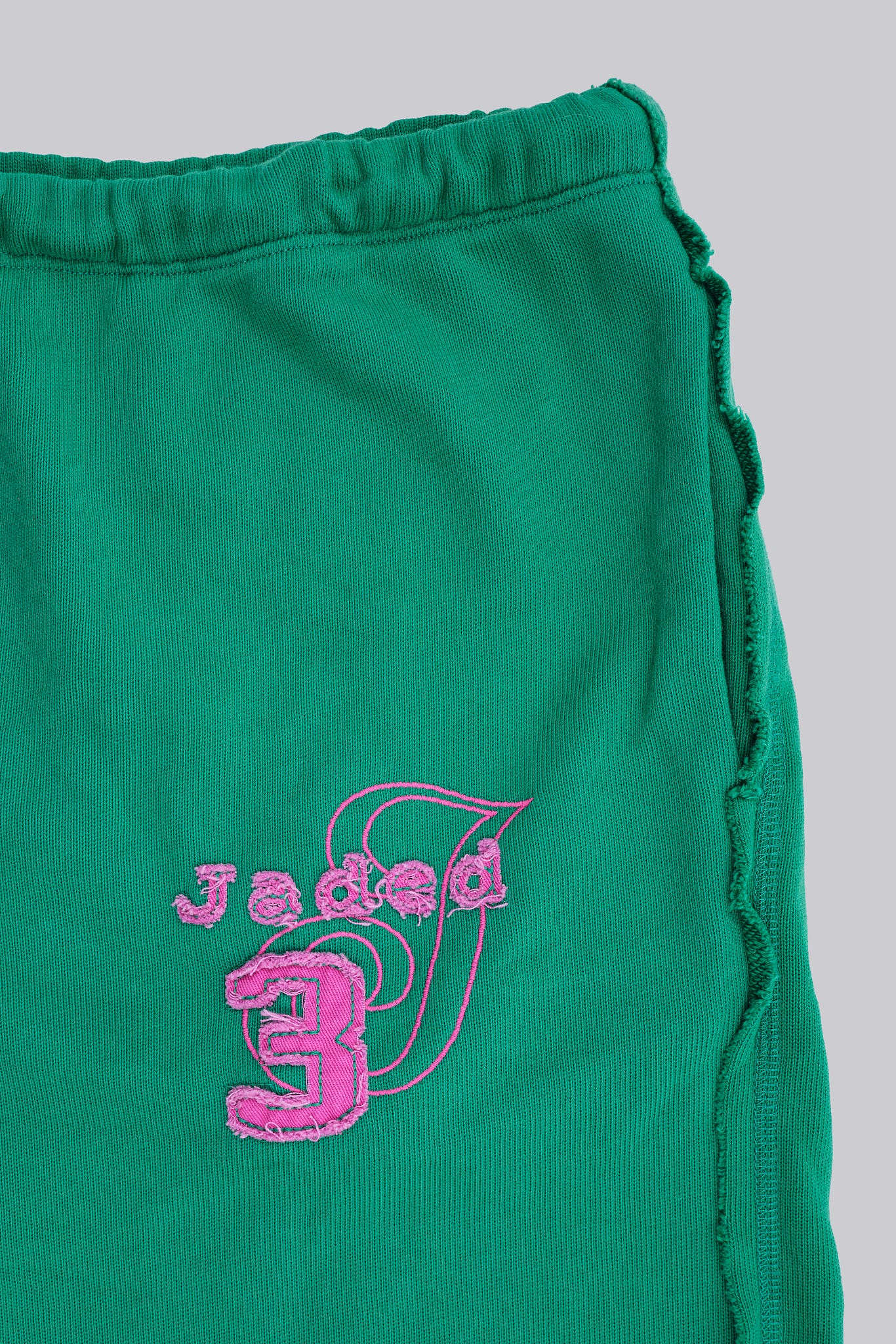 Cleo Slouchy Jogger Shorts in Green