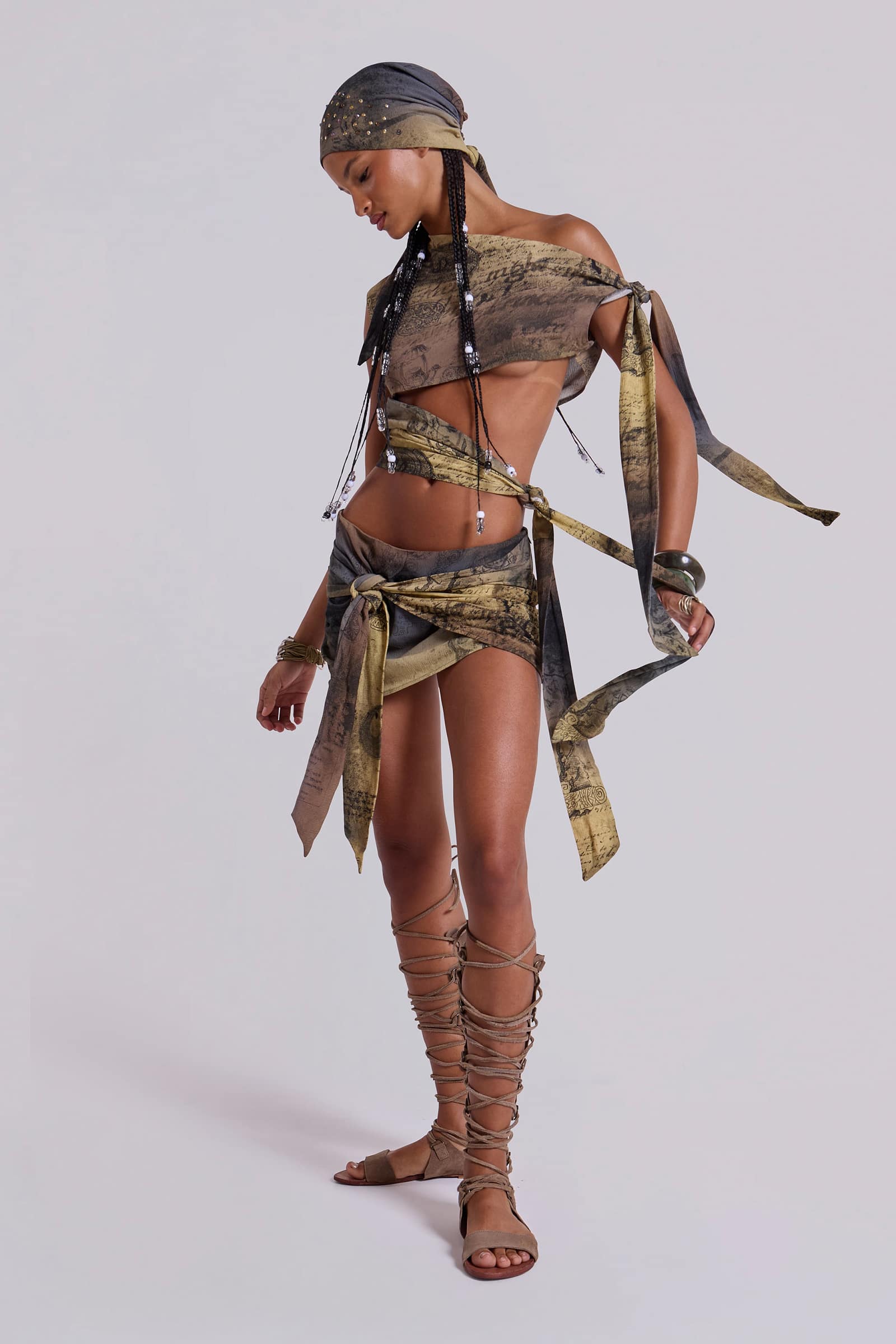 Calia Asymmetric Mini Skirt