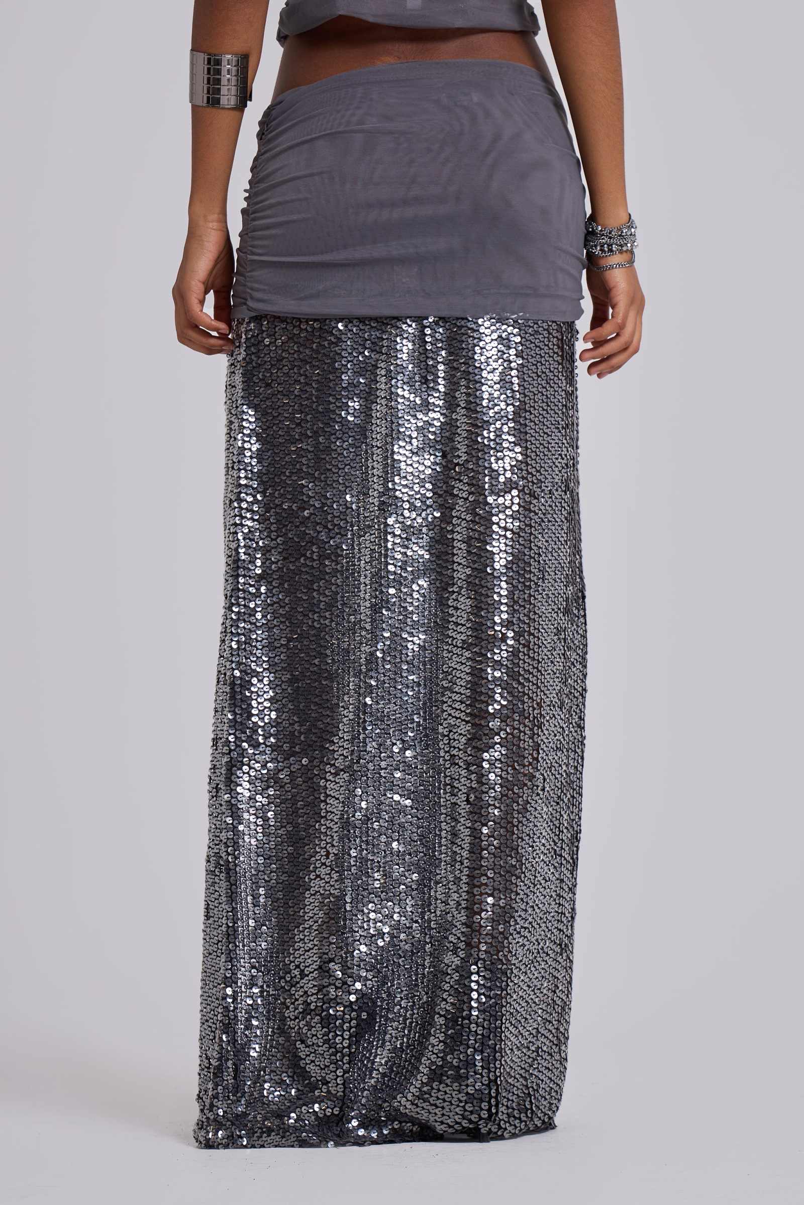 Selina Sequin Maxi Skirt