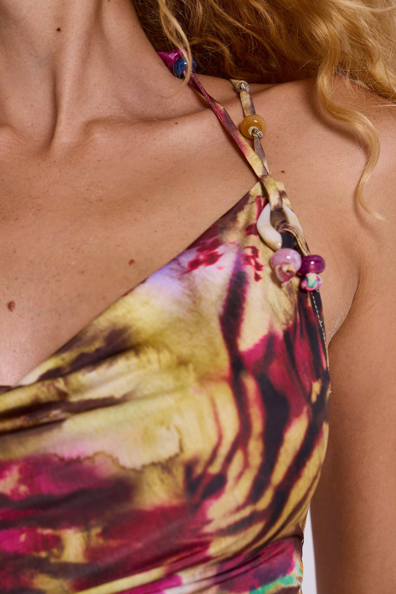 Pyla Backless Cowl Top in Maui