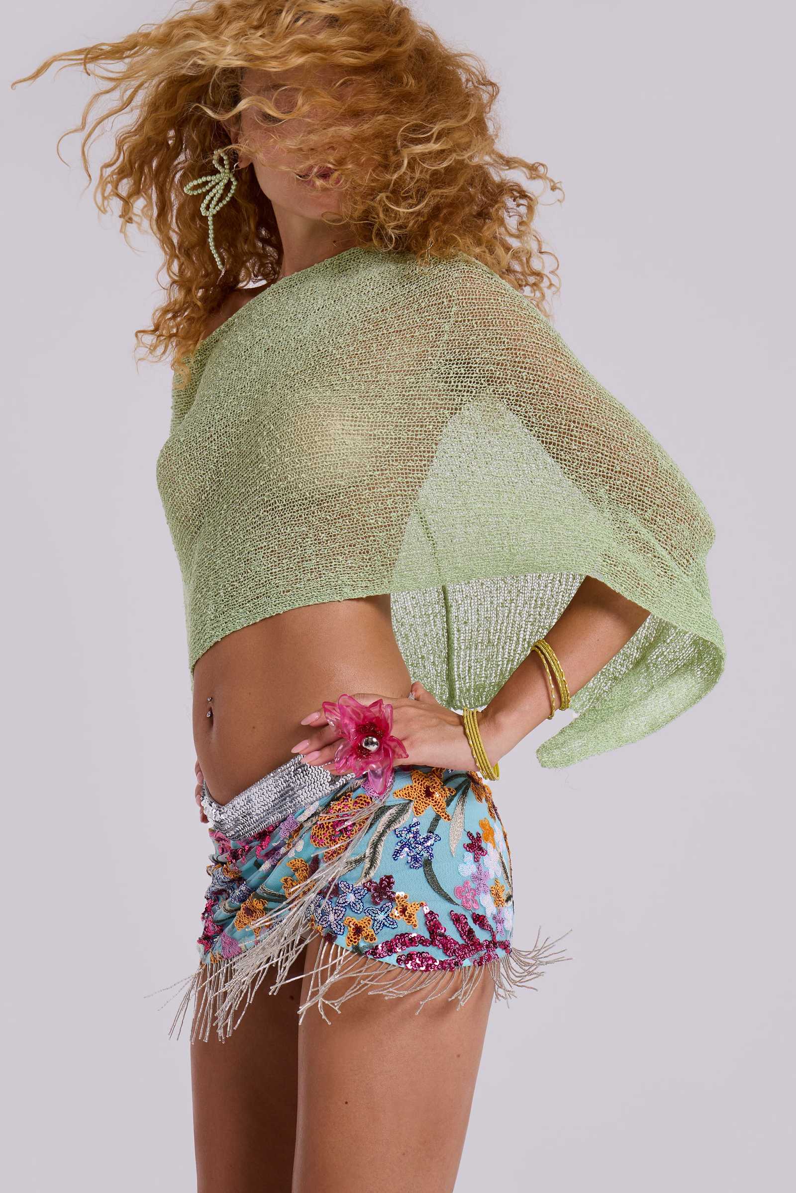 Infinity Multiway Cape in Kiwi