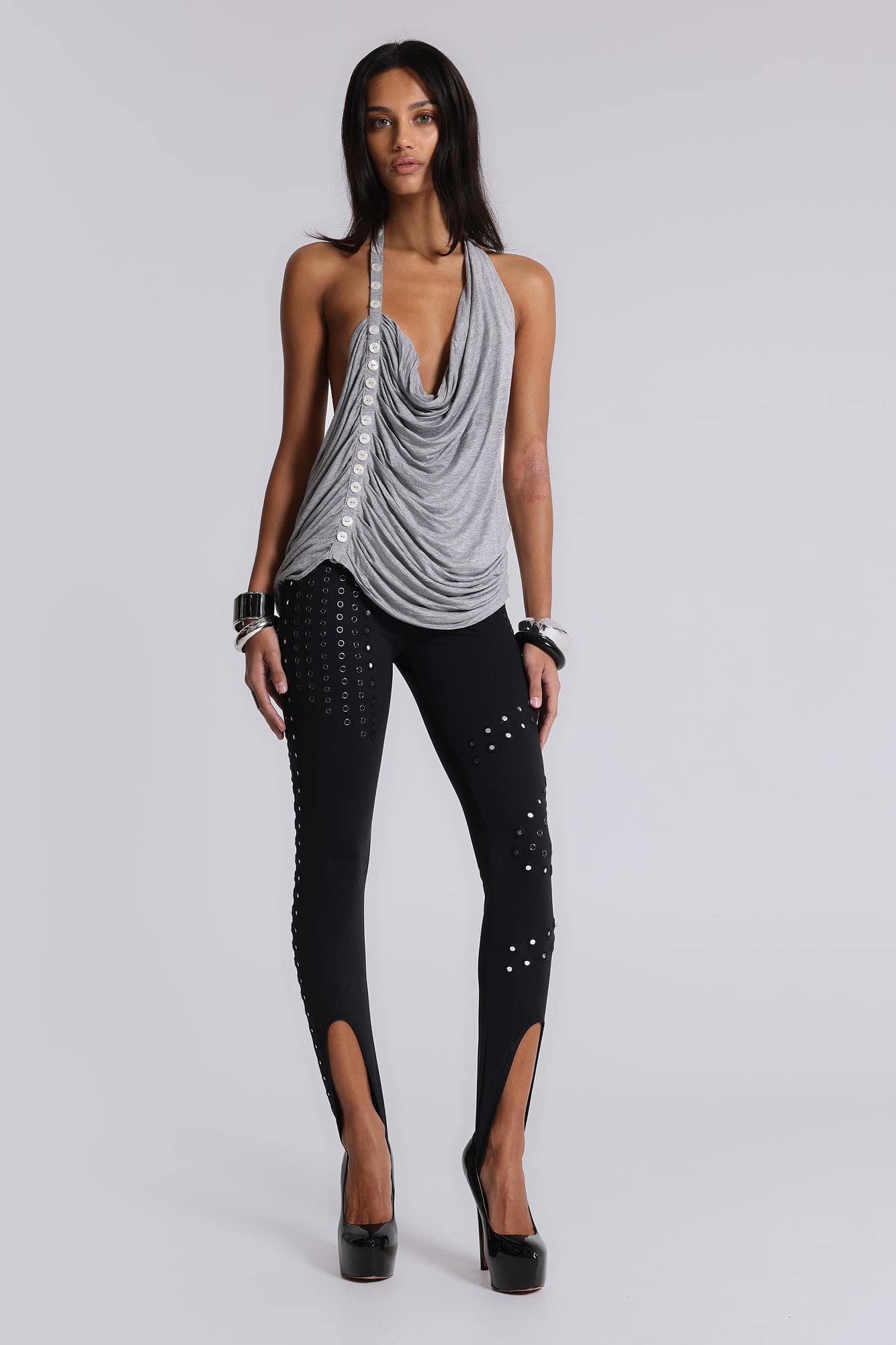 Equora Embellished Stirrup Leggings