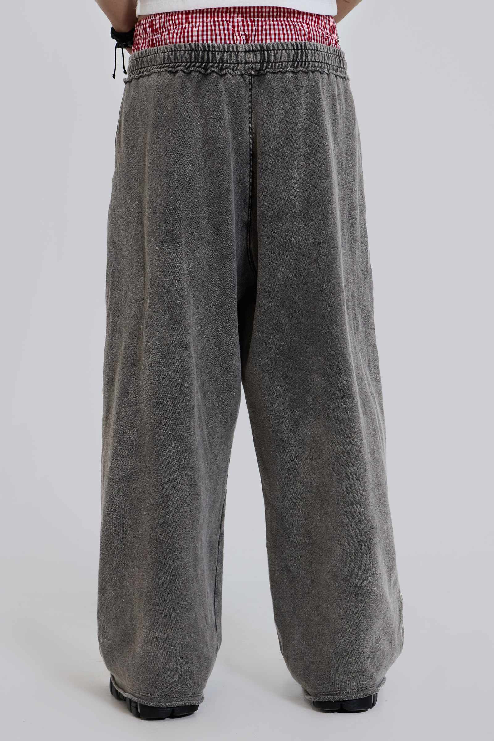 Chrome Wash Baggy Monster Joggers