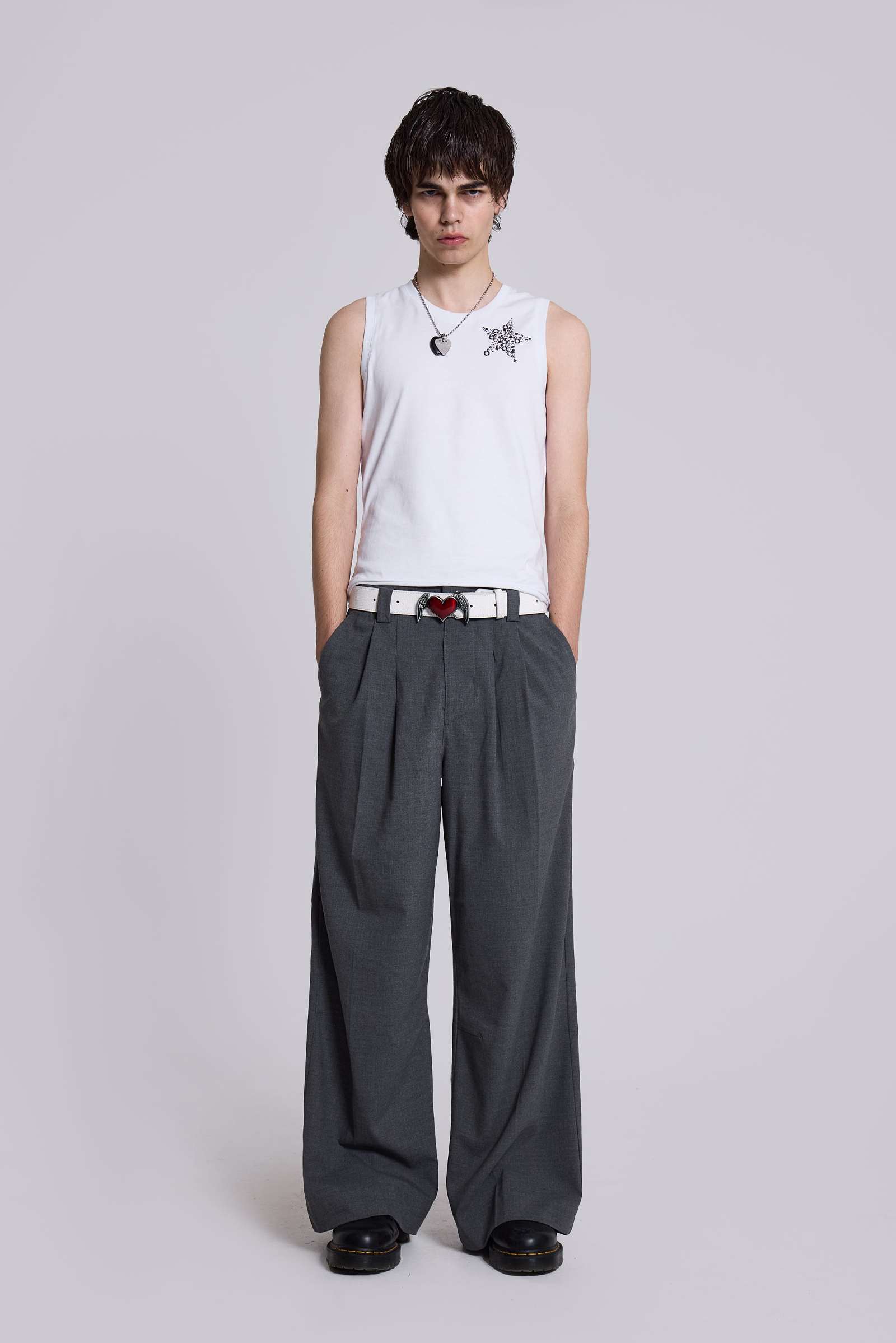 Goliath Grey Suit Pants