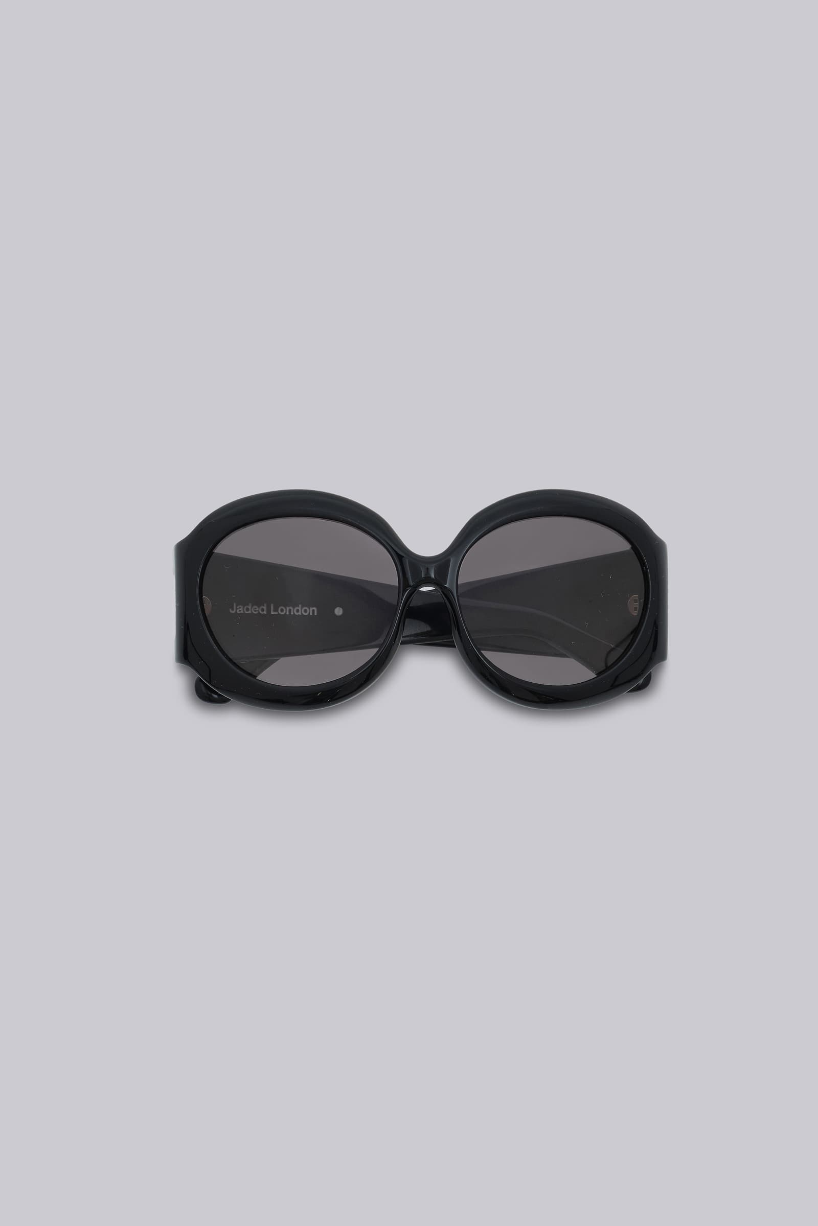 Majorette Oversized Round Sunglasses in Black