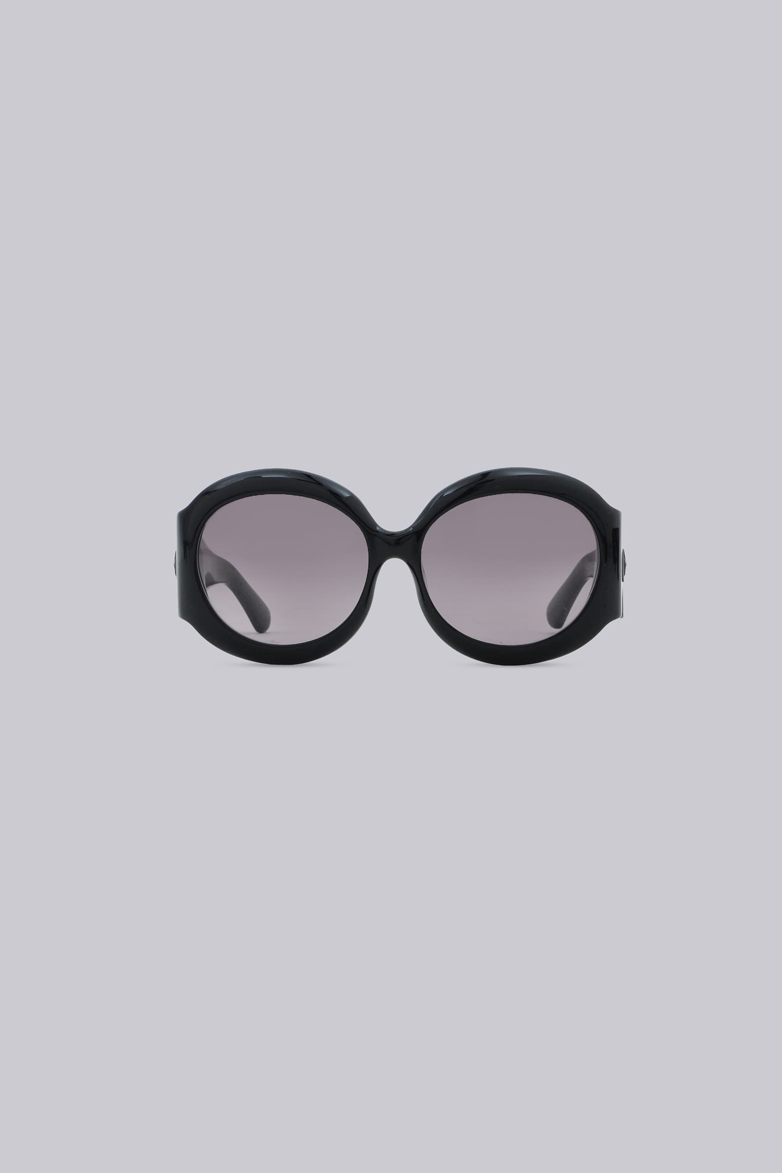 Majorette Oversized Round Sunglasses in Black