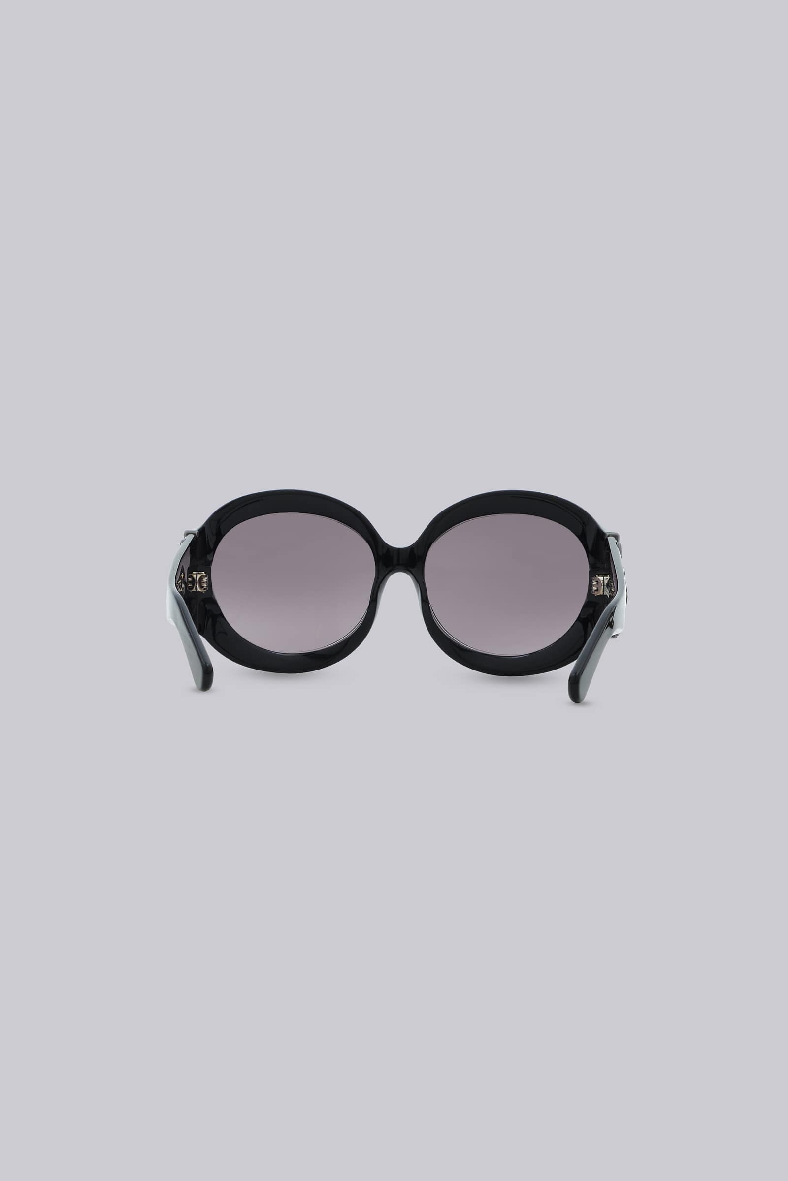 Majorette Oversized Round Sunglasses in Black