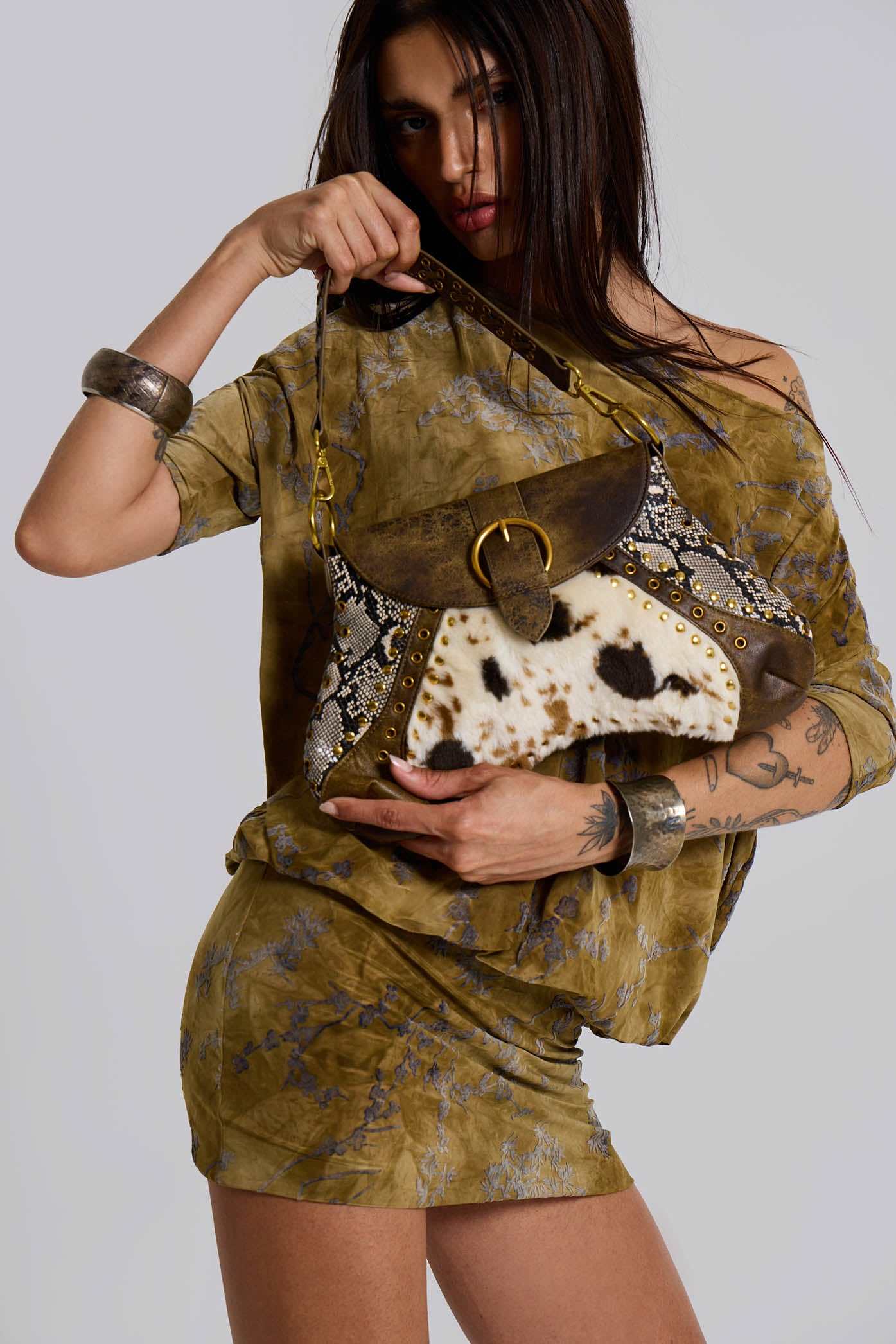 Shop Ophidian Devore Backless Mini Dress | Jaded London