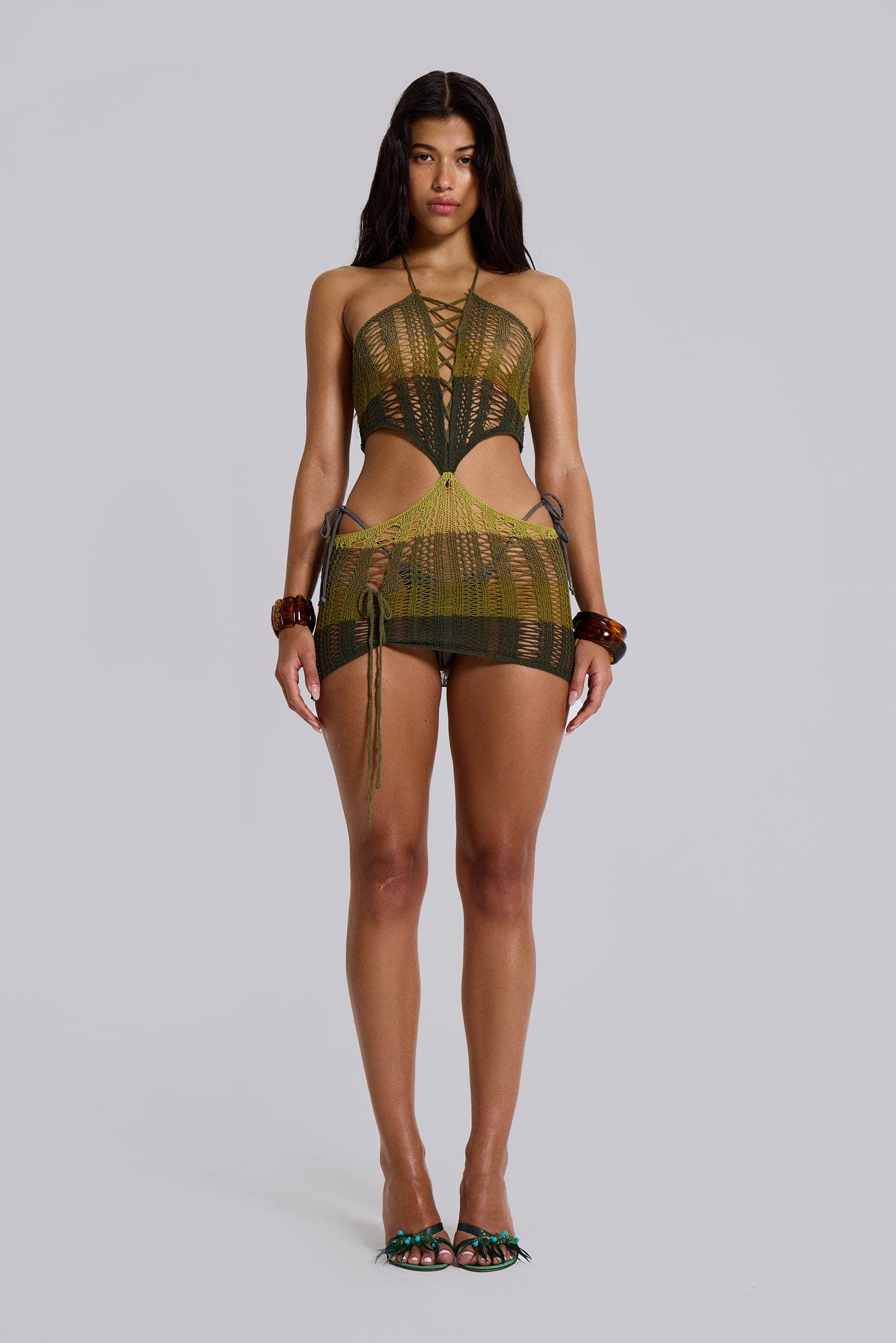jaded london crochet dress Vida Backless Crochet Maxi Dress with Shells | Jaded London