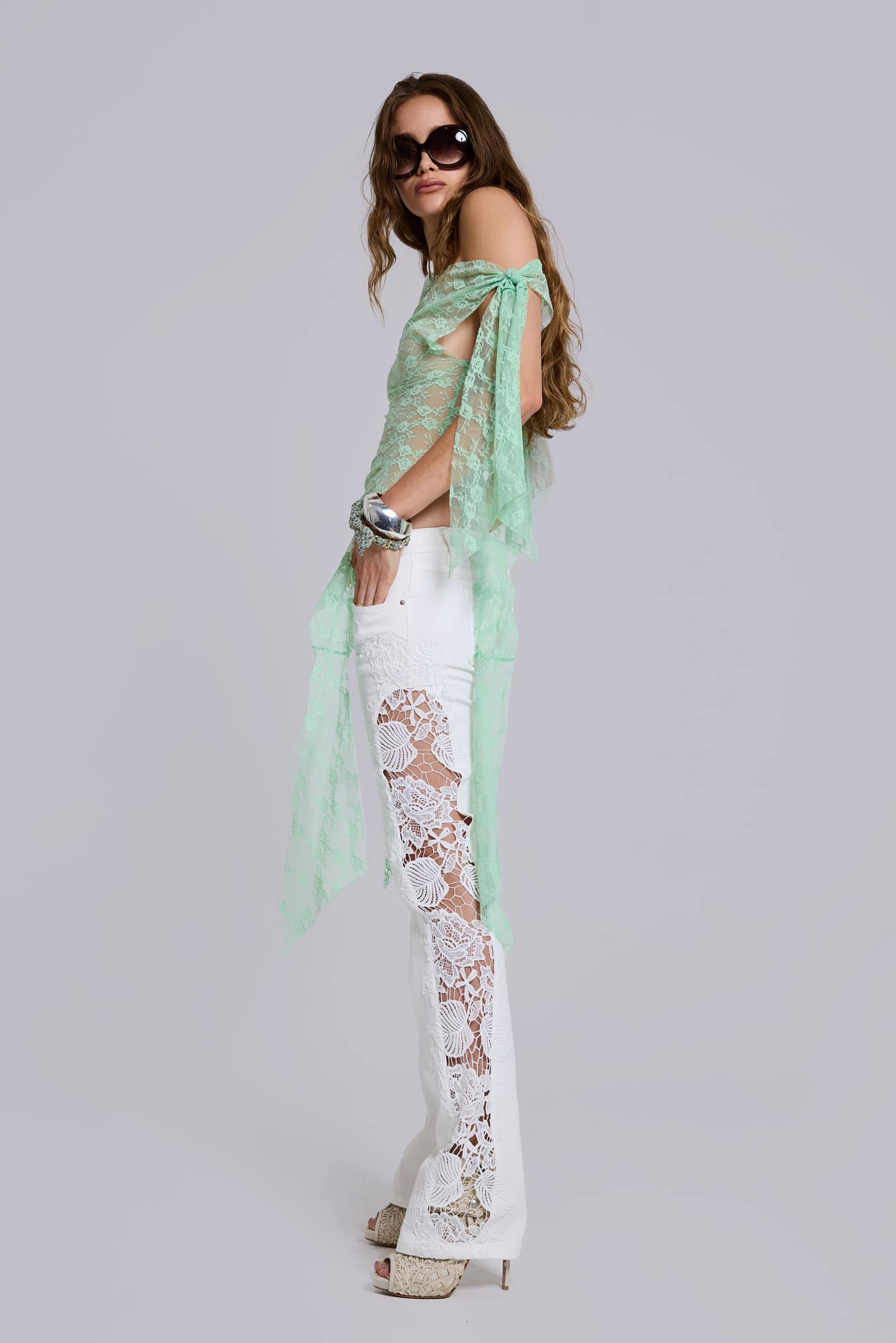 Lace Cooper Bootcut Jeans