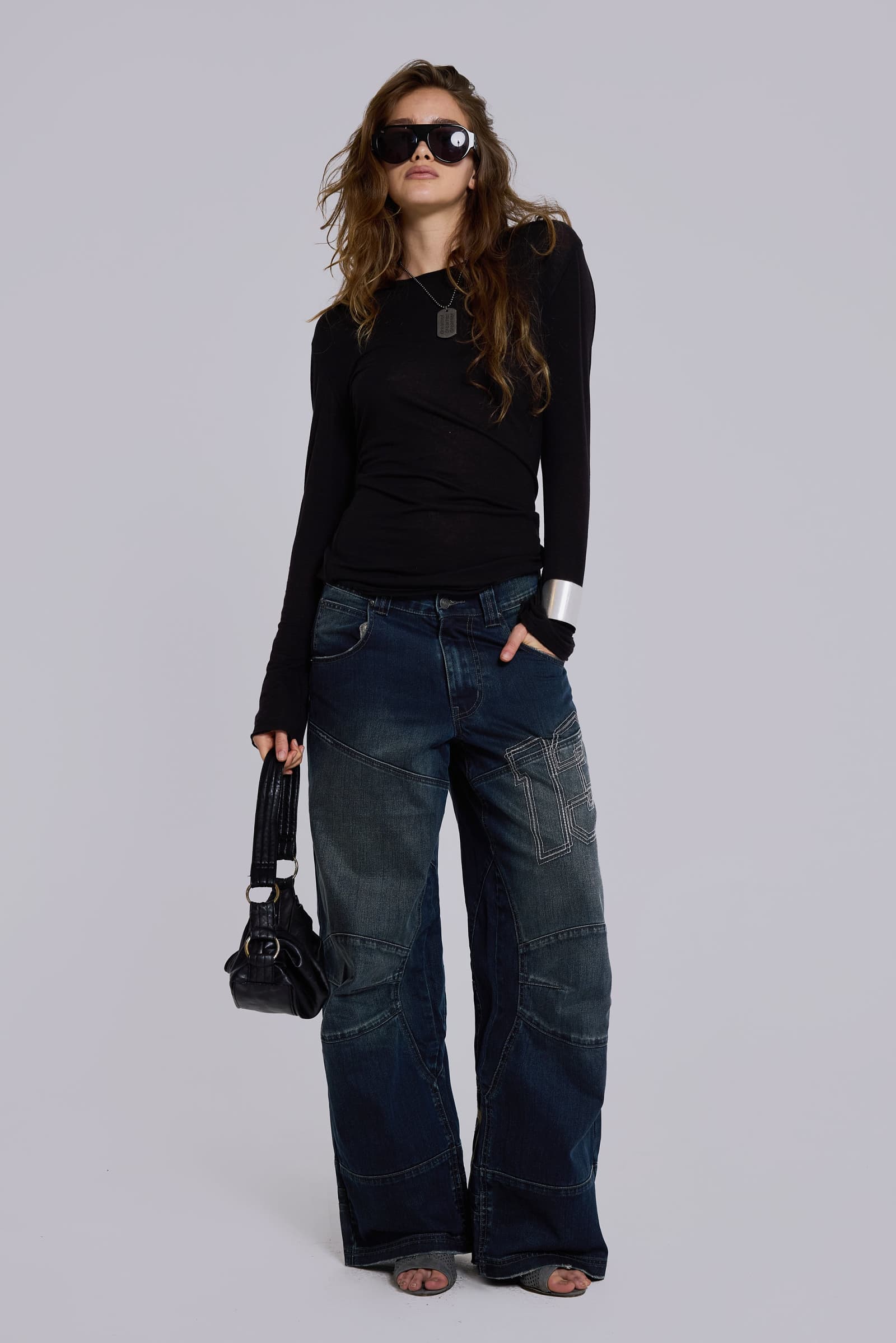 Black Mist Long Sleeve Top