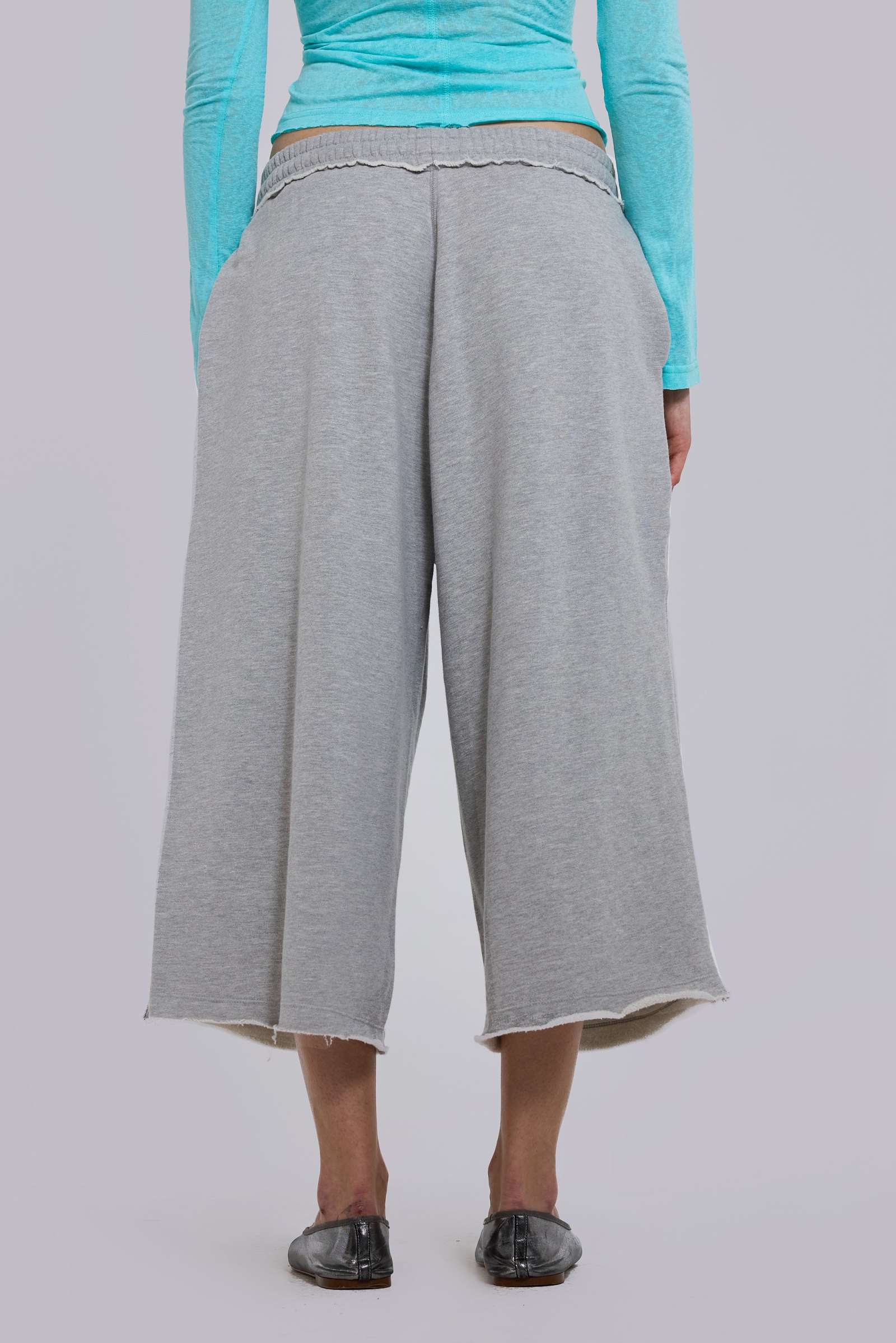 Monster 3/4 Grey Marl Shorts
