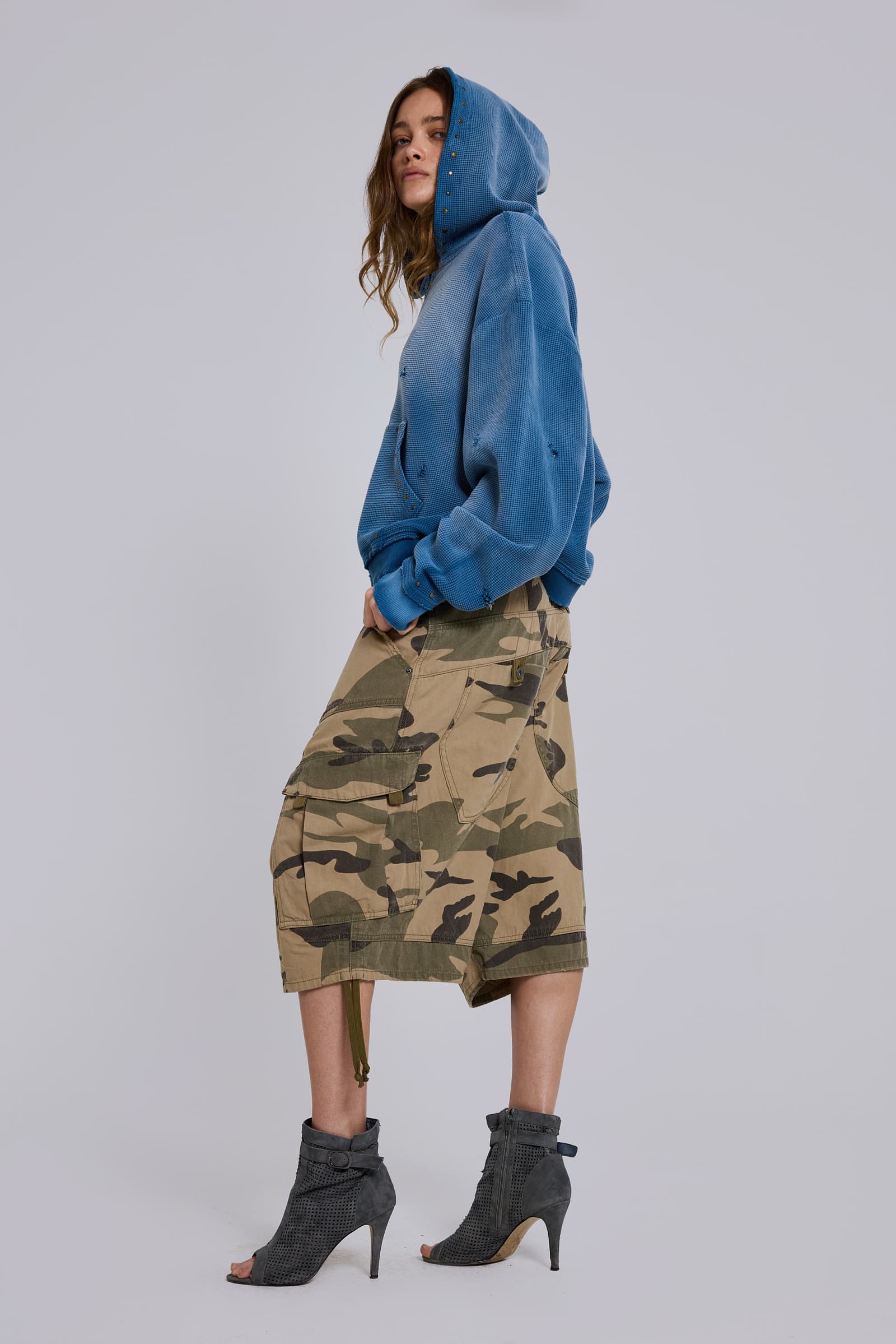 Faded Camo Cadet Shorts