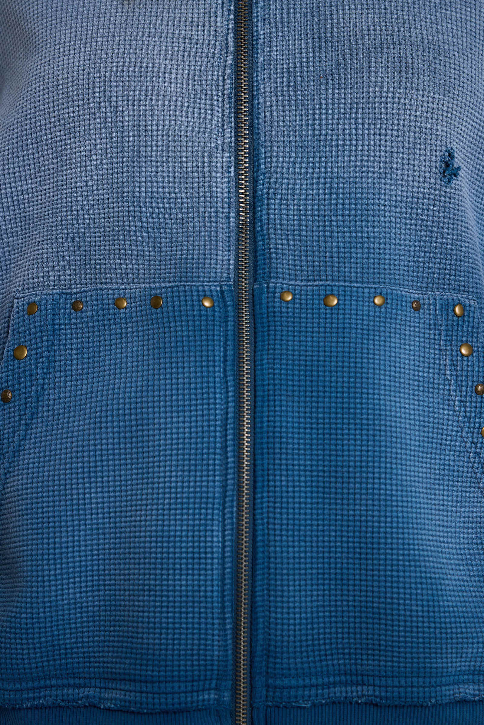 Sunfade Waffle Studded Hoodie