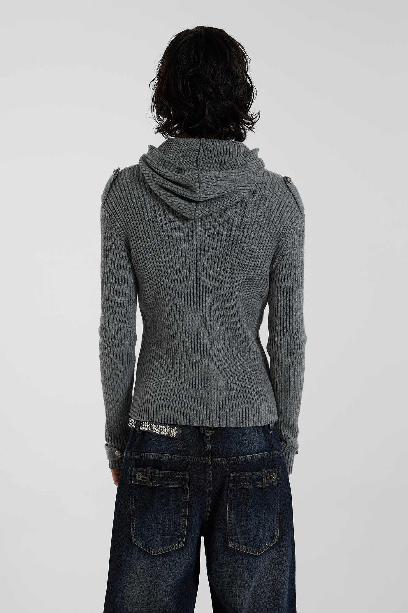 Dornan Drummer Knit Hoodie - JMKW6785_B1