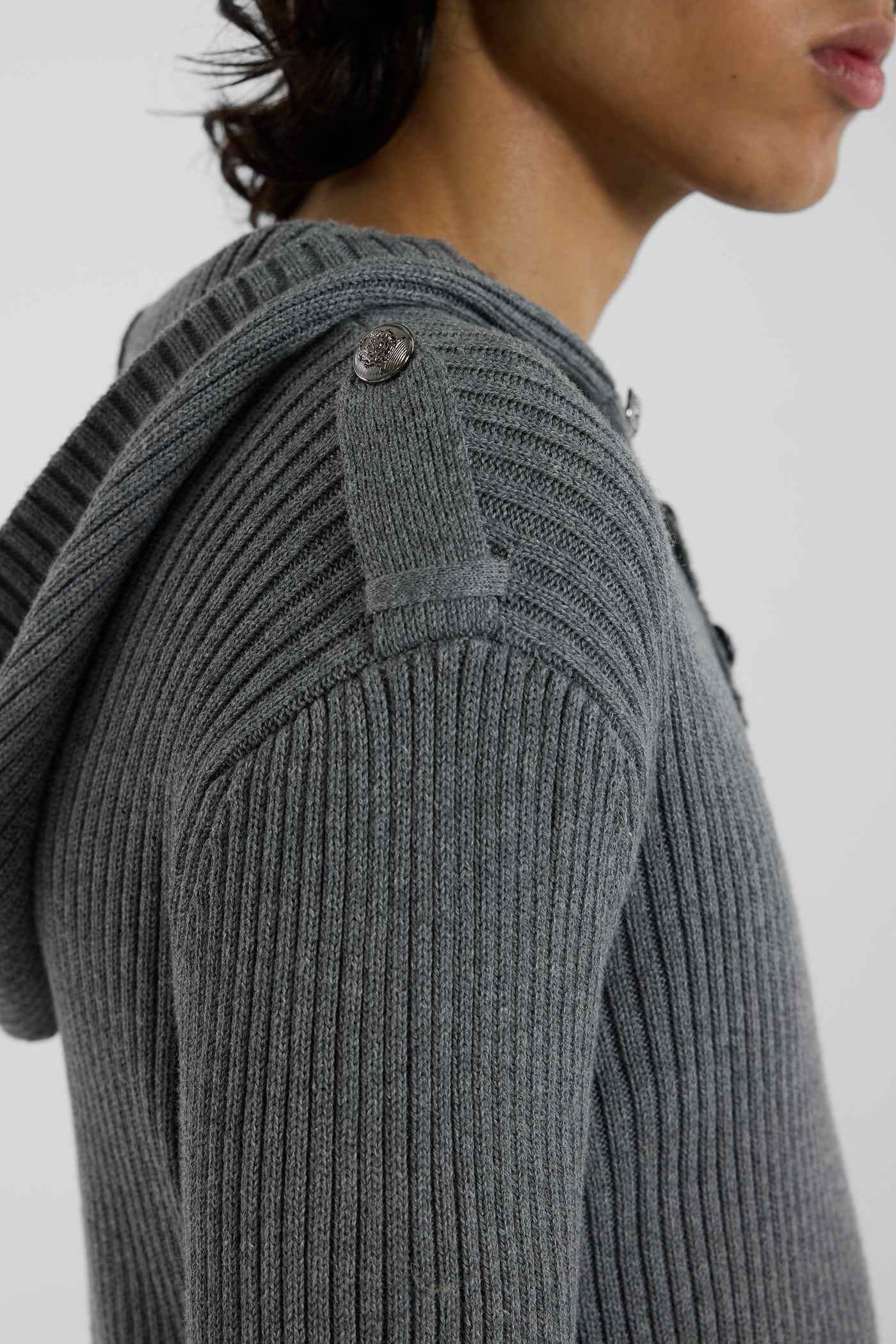 Dornan Drummer Knit Hoodie - JMKW6785_F5