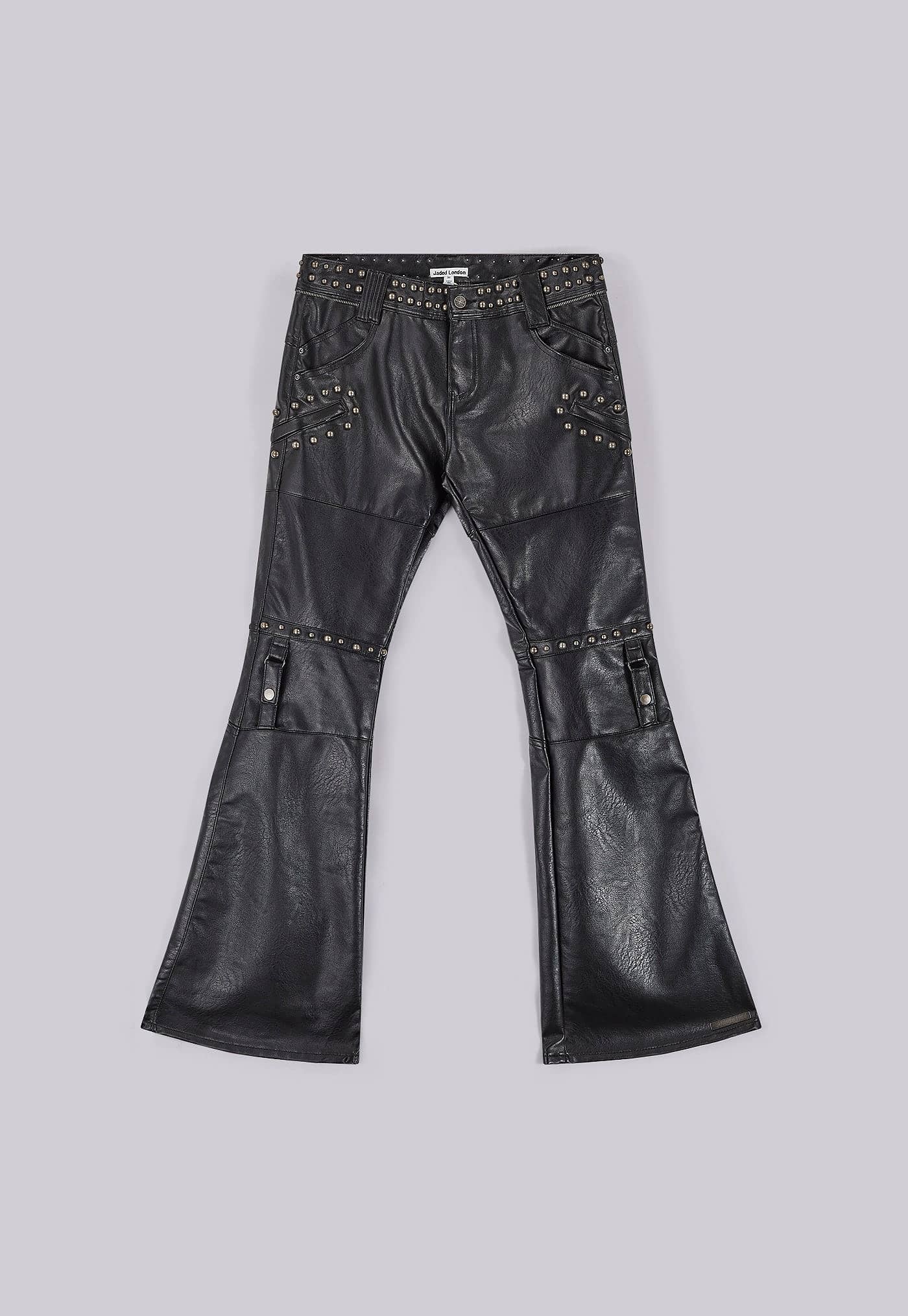 Carbon Studded Drift Bootcut Trousers | Jaded London | Clothing
