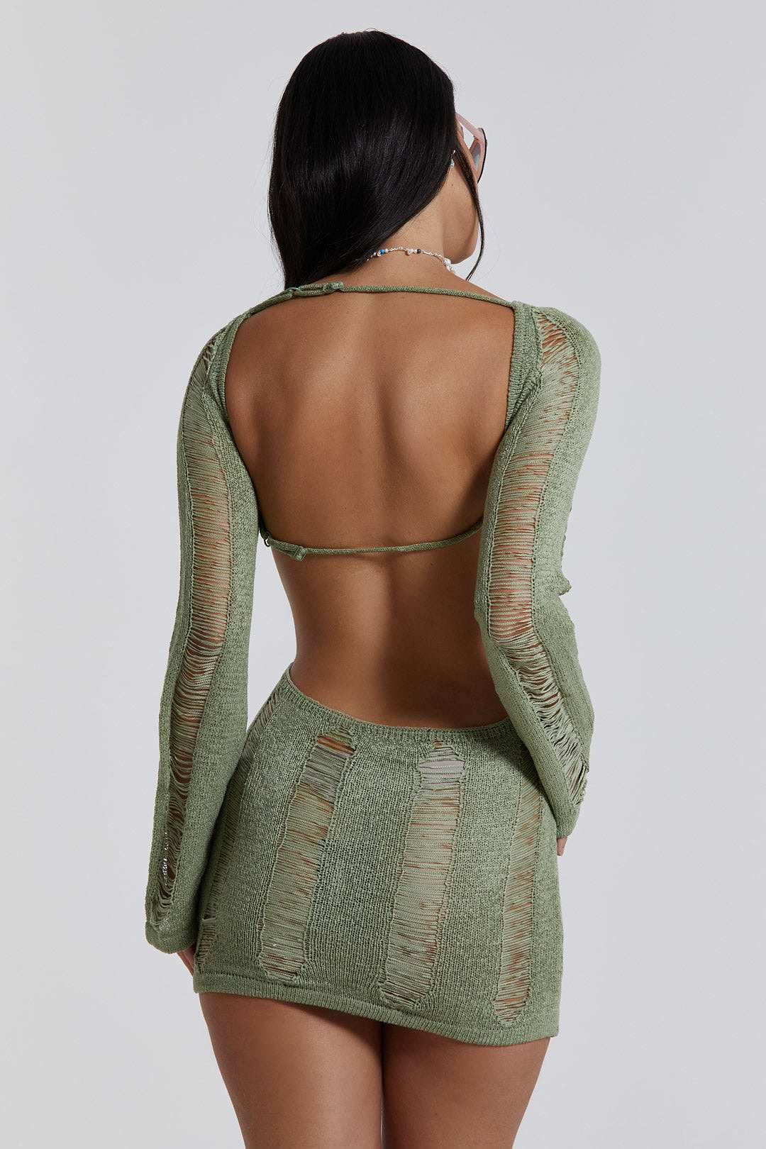Khaki Umbra Mini Dress