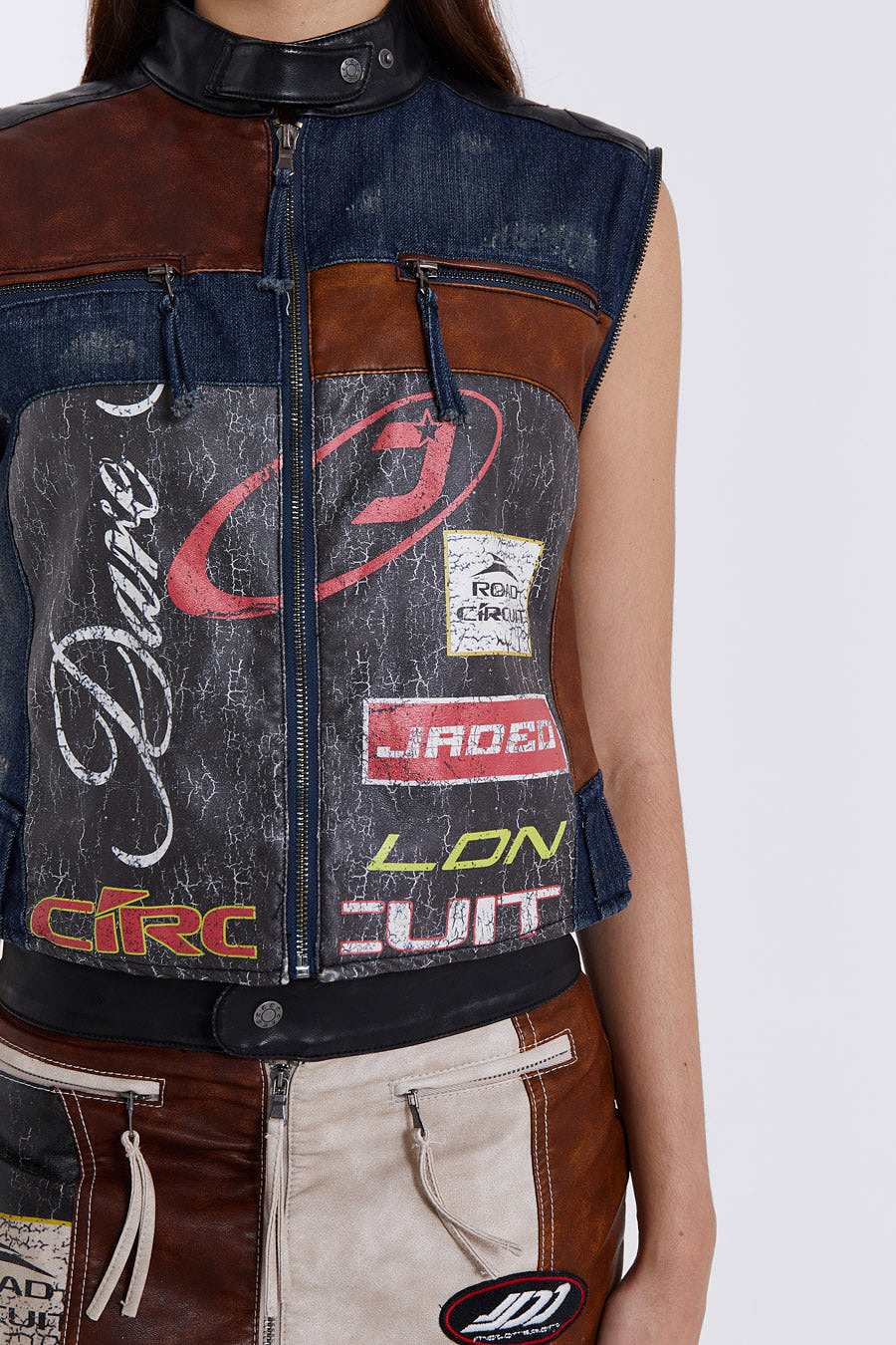 Daytona Zip Off Sleeve Moto Jacket