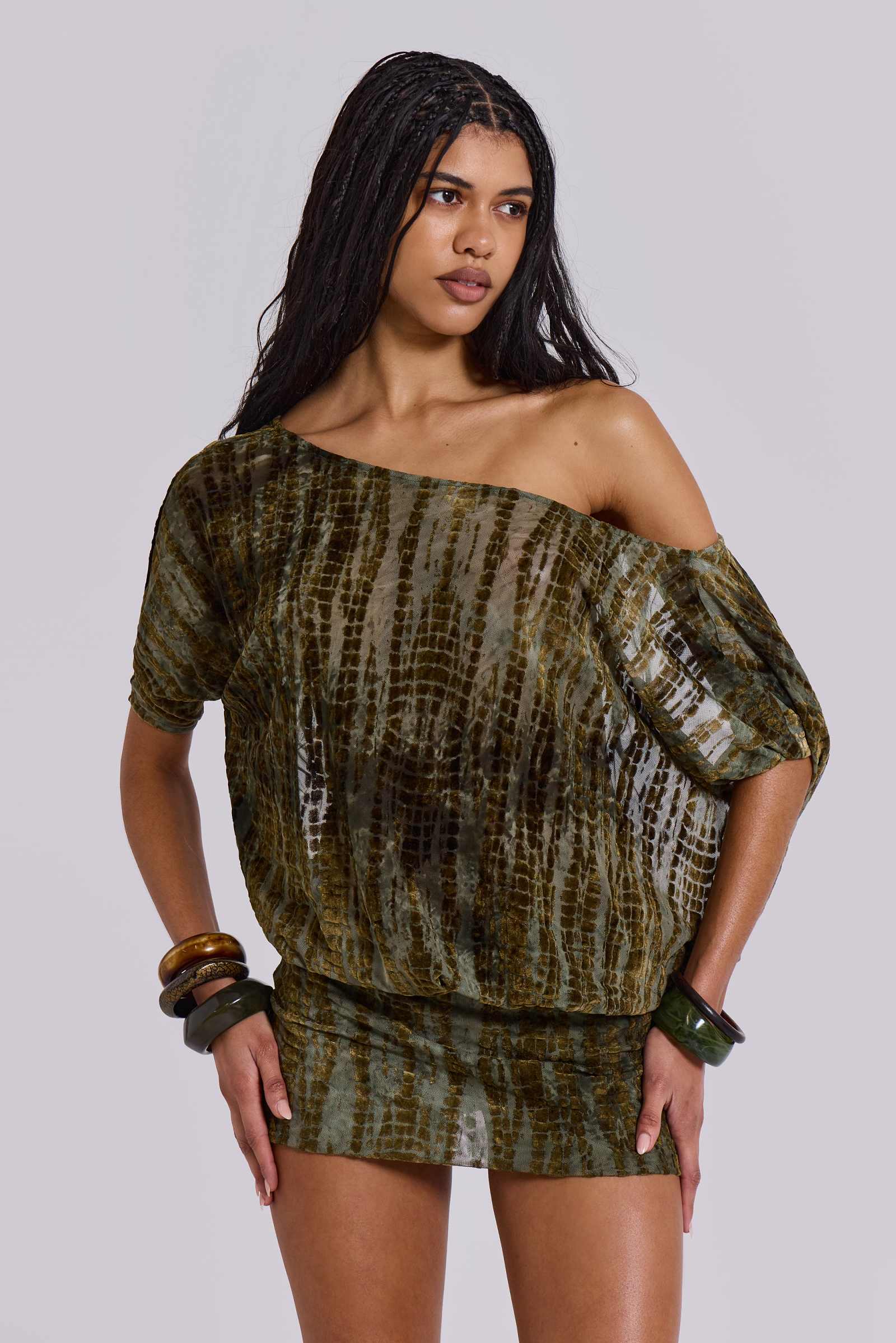 jaded london luiza mesh beaded strappy backless mini dress Jaded London Luiza Mesh Beaded Backless Mini Dress