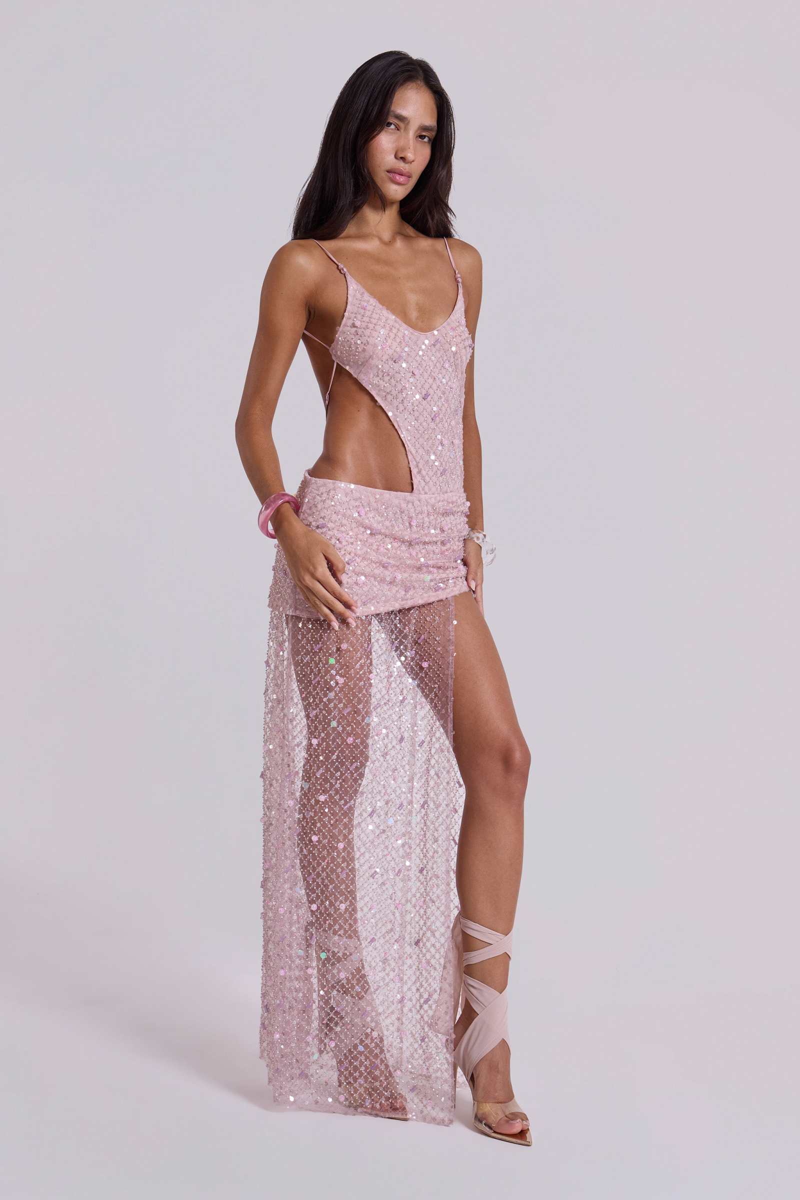 jaded london vixen maxi dress Jaded London Vixen Trim Maxi Dress by Jaded London